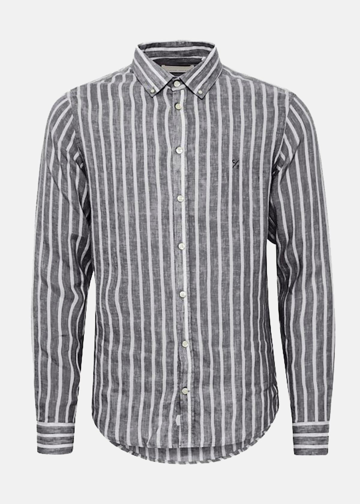 CFAnton 0071 LS BD striped lin |  - sv-se - herr - klader - skjortor-piketrojor - skjortor - langarmade-skjortor | Padelspecialisterna