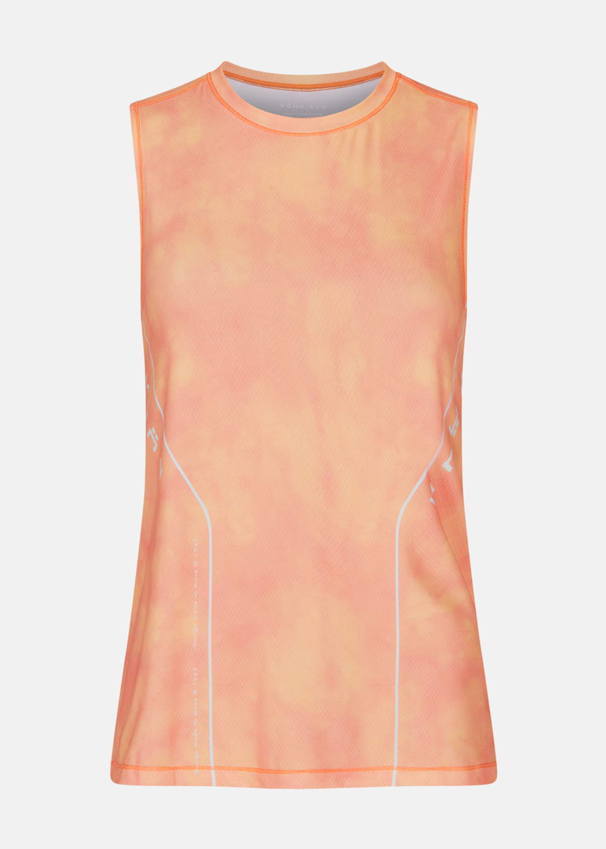 Block Printed Singlet |  - sv-se - dam - klader - toppar-linnen - linnen - linnen-vardag-sport | Padelspecialisterna