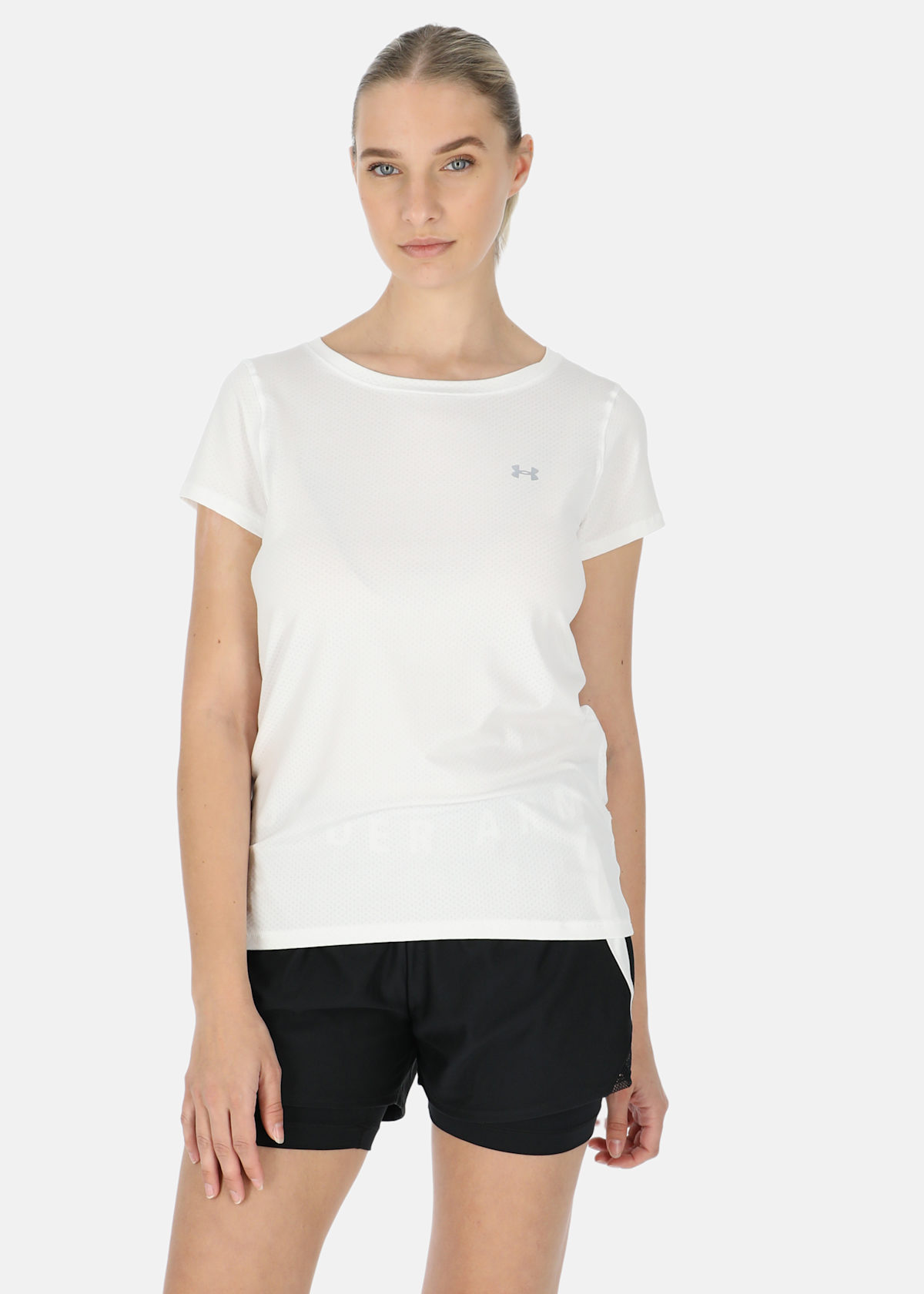 Alternativ bild 0 för Under Armour Heatgear Armour T-shirt Vit polyester Medium Dam