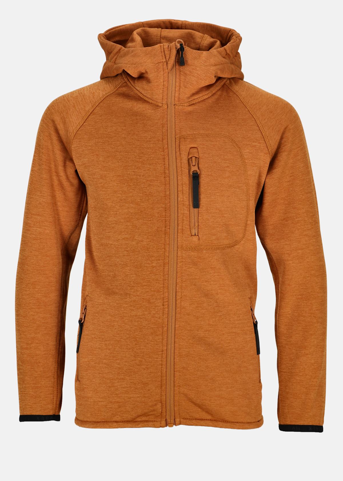 Colorado Stretch Melange Hood JR |  - sv-se - barn - klader - trojor - fleecetrojor-fleecejackor - fleecetrojor-hel-dragkedja | Padelspecialisterna