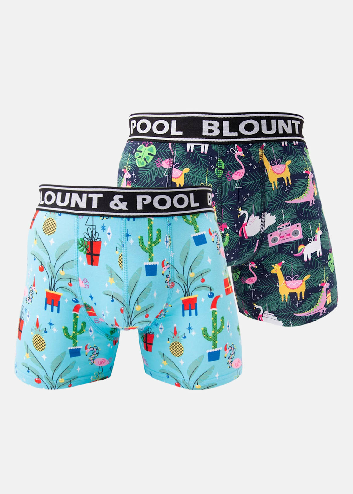 Boxer shorts Santa Dino 2-pack |  - sv-se - herr - klader - underklader - kalsonger - boxers | Padelspecialisterna
