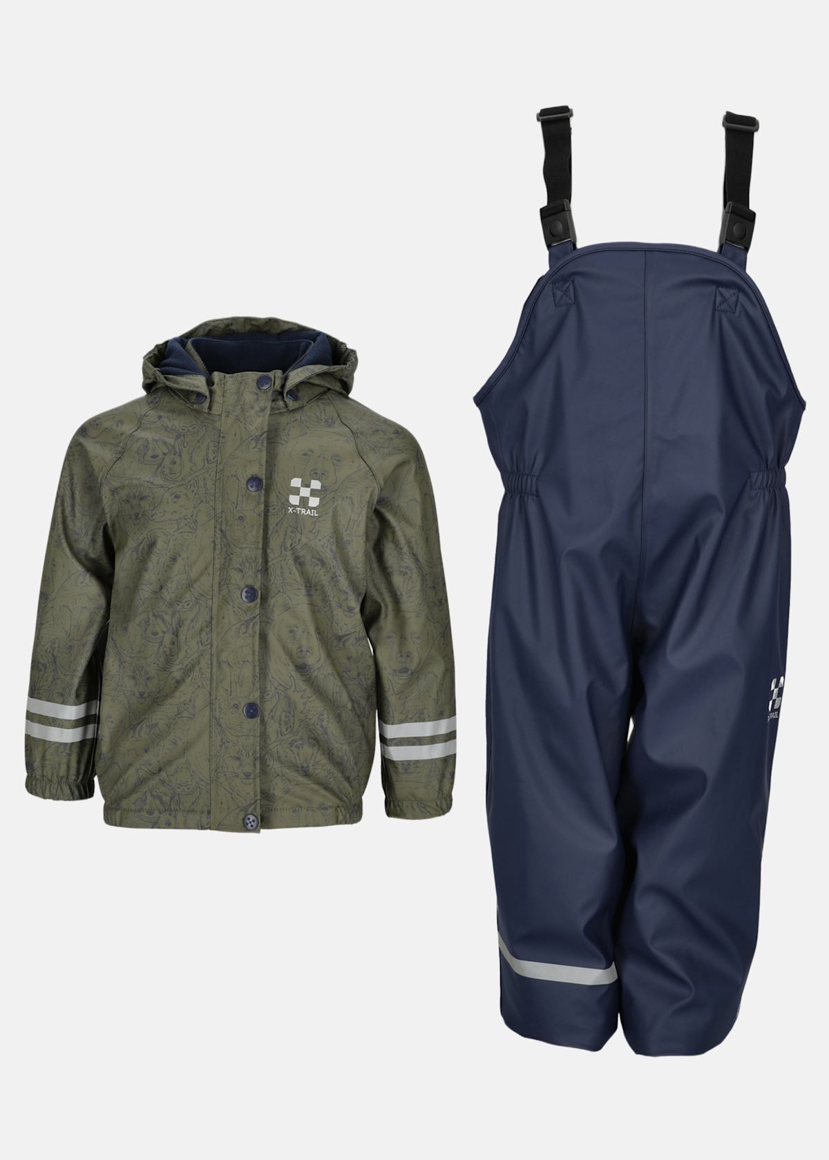 PU Fleece Rain Set JR