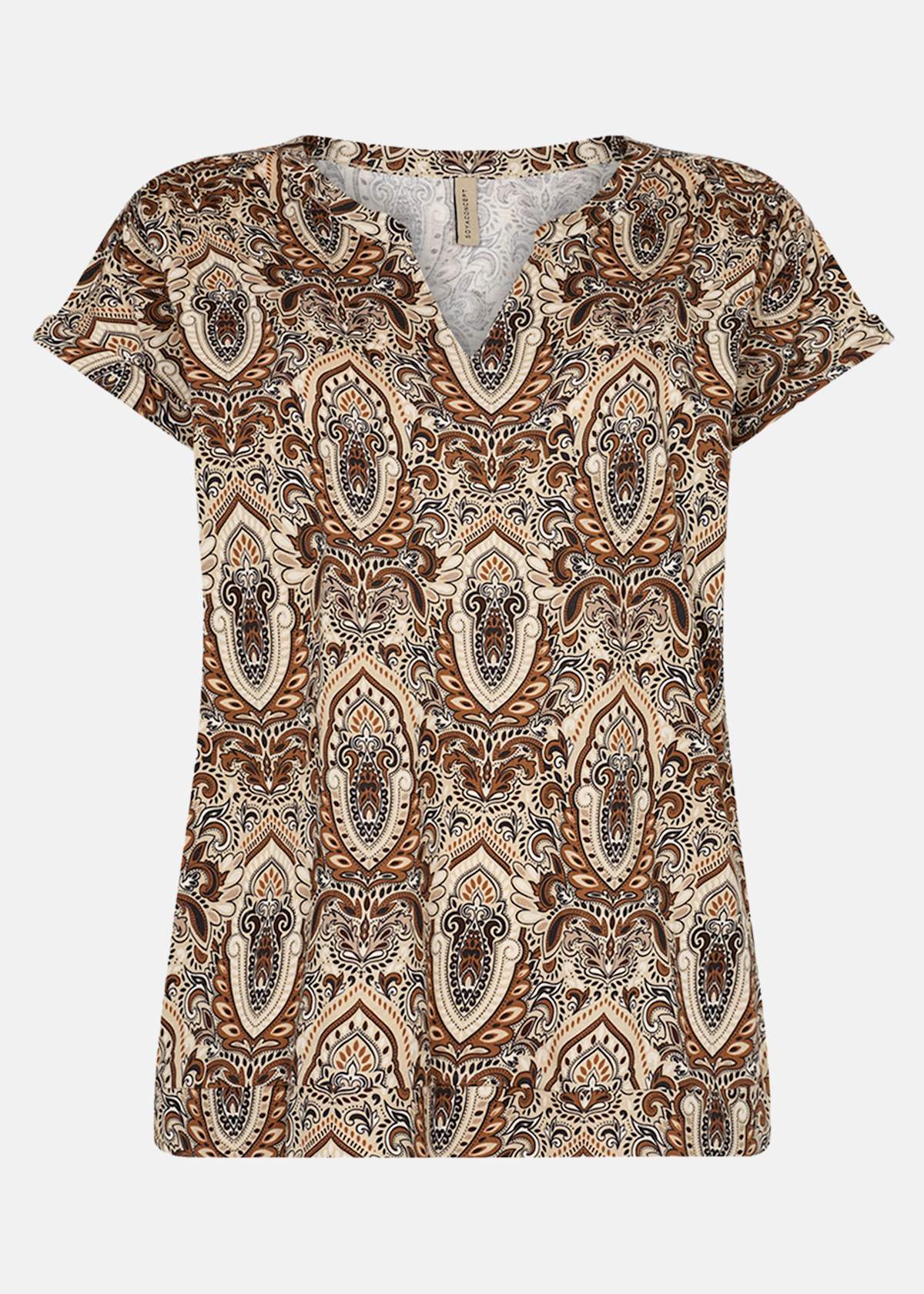 SC-FELICITY AOP 378 |  - sv-se - dam - klader - toppar-linnen - blus - kortarmade-blusar | Padelspecialisterna