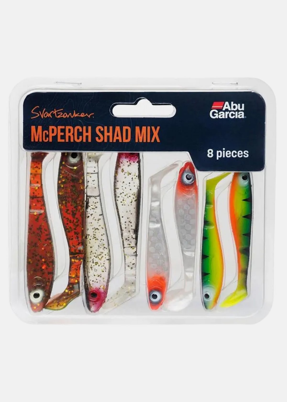 McPerch Shad Mix 8pcs |  - sv-se - dam - utrustning - fiske - fiskedrag-tafsar - betespaket | Padelspecialisterna