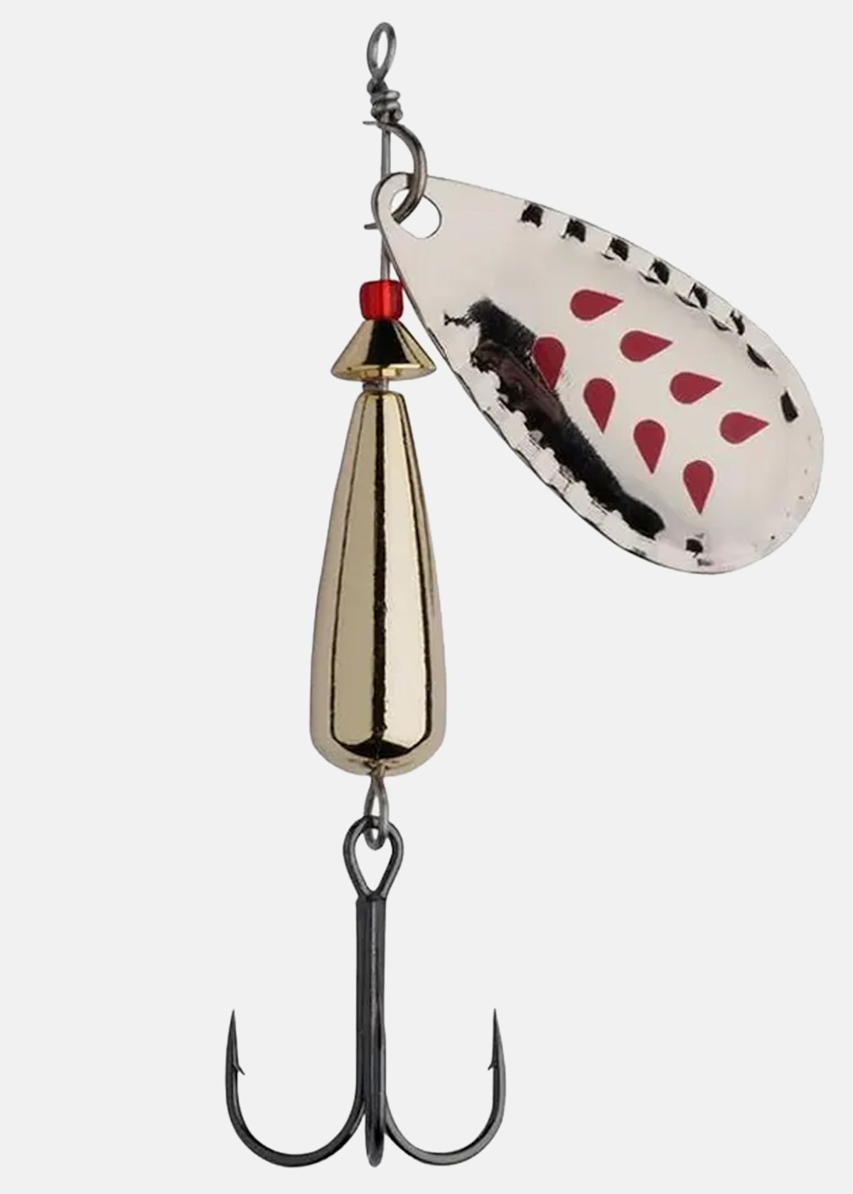 Droppen 12g Silver/Red Marks |  - sv-se - dam - utrustning - fiske - fiskedrag-tafsar - spinnare-buzzbaits | Padelspecialisterna