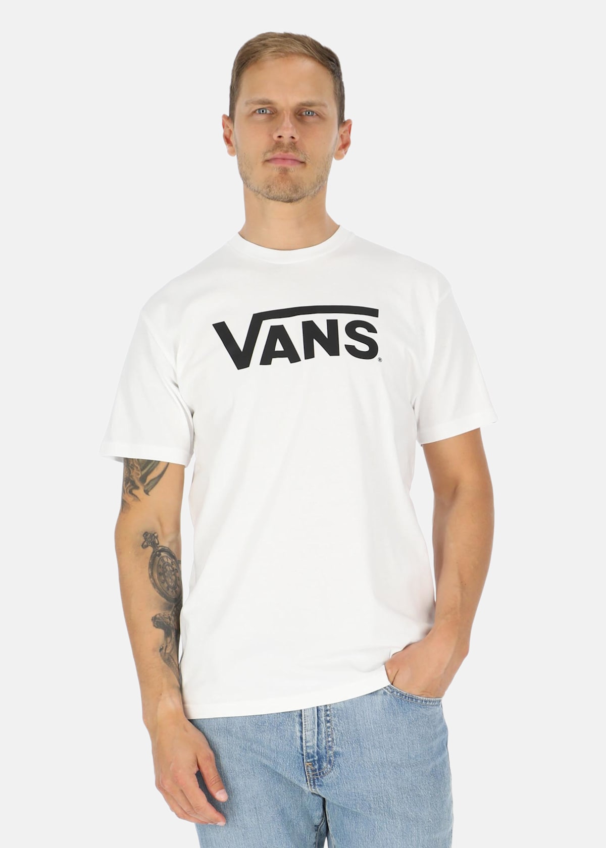 Classic Vans Tee-B |  - sv-se - herr - klader - t-shirts-linnen - t-shirt-vardag-sport - kortarmad-t-shirt-vardag-sport | Padelspecialisterna