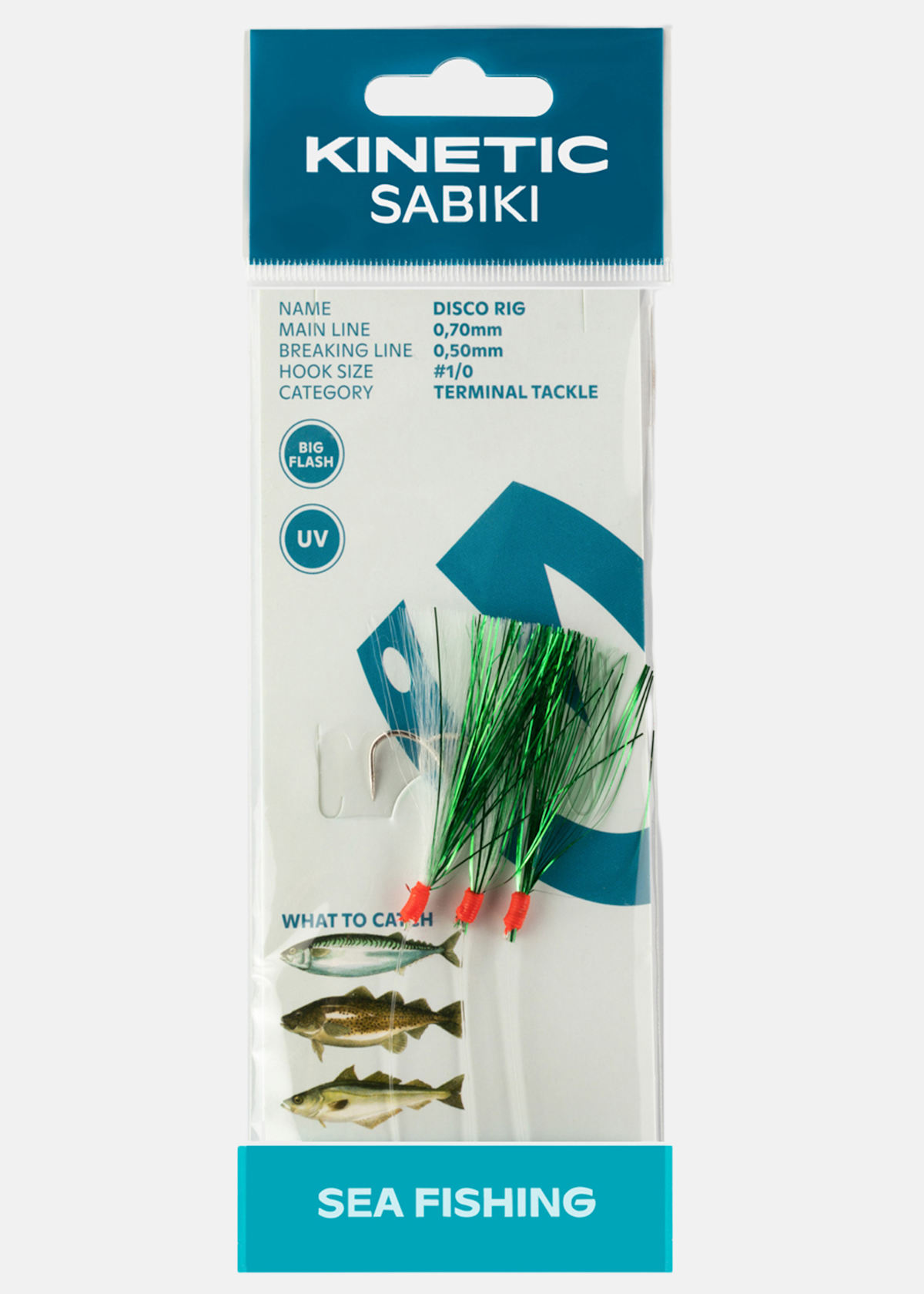 Kinetic Sabiki Disco |  - sv-se - dam - utrustning - fiske - krokar-och-tillbehor - krokar | Padelspecialisterna