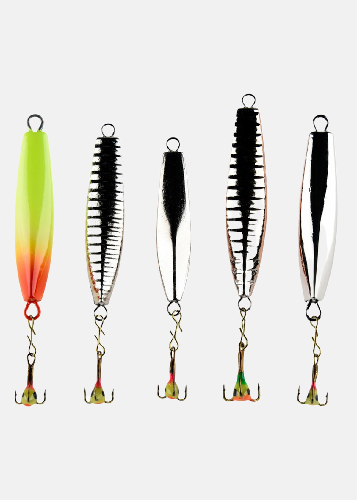 VERTIKALPIRK 5-PACK |  - sv-se - dam - utrustning - fiske - fiskedrag-tafsar - isfiskedrag-pirkar | Padelspecialisterna