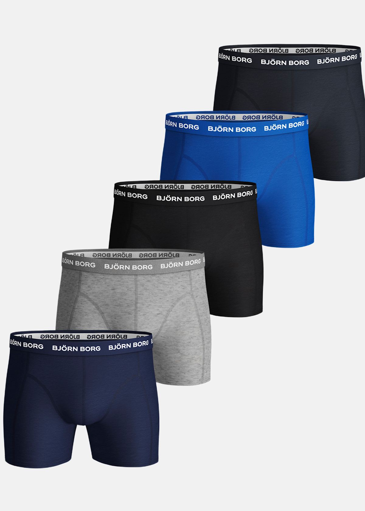 Produktfoto för BOXER BJÖRN BORG 5-P BLUE NAVY L | Beijerbygg Byggmaterial