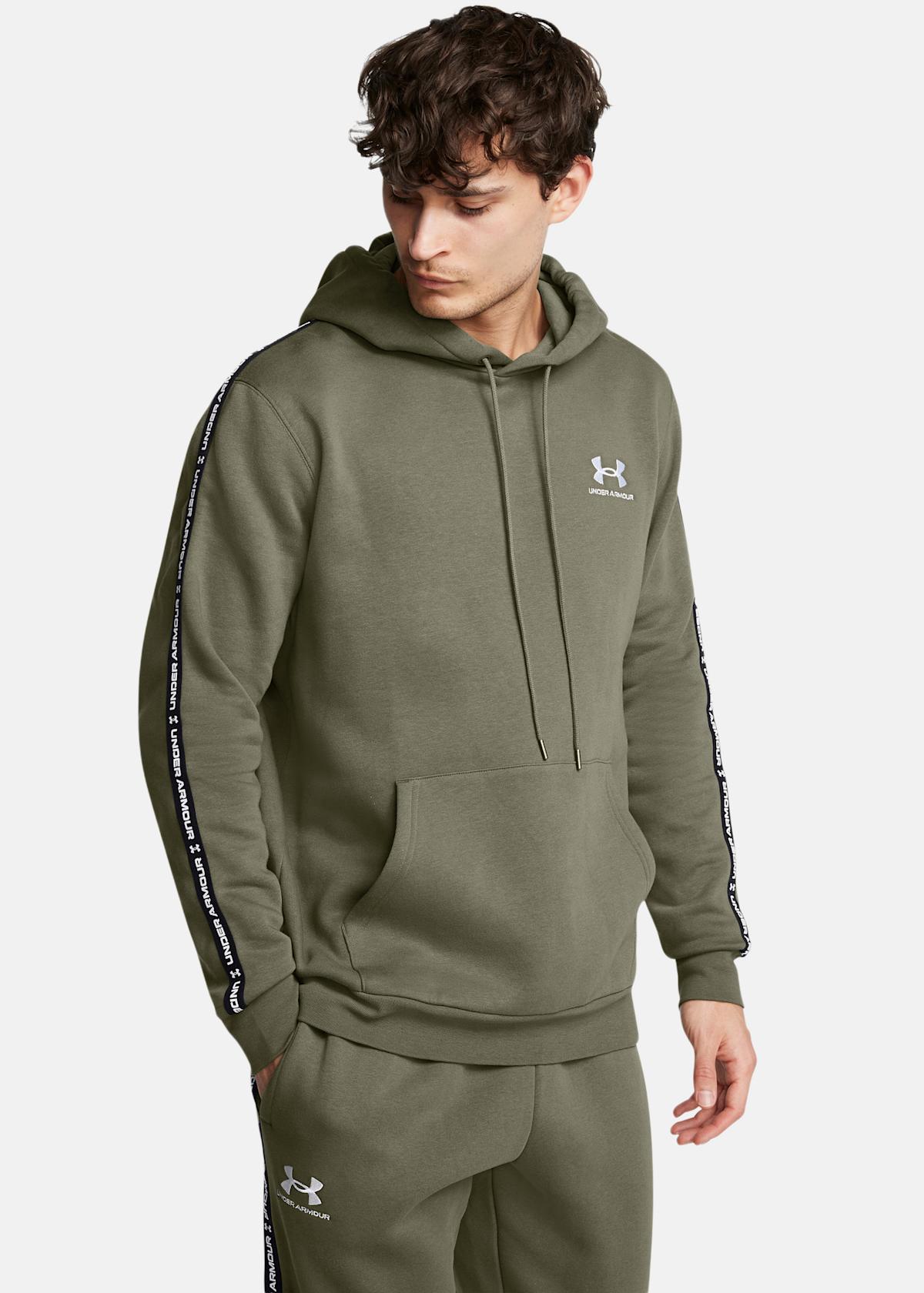 UA Icon Fleece HD Taping |  - sv-se - herr - klader - trojor - huvtrojor - hoodie | Padelspecialisterna