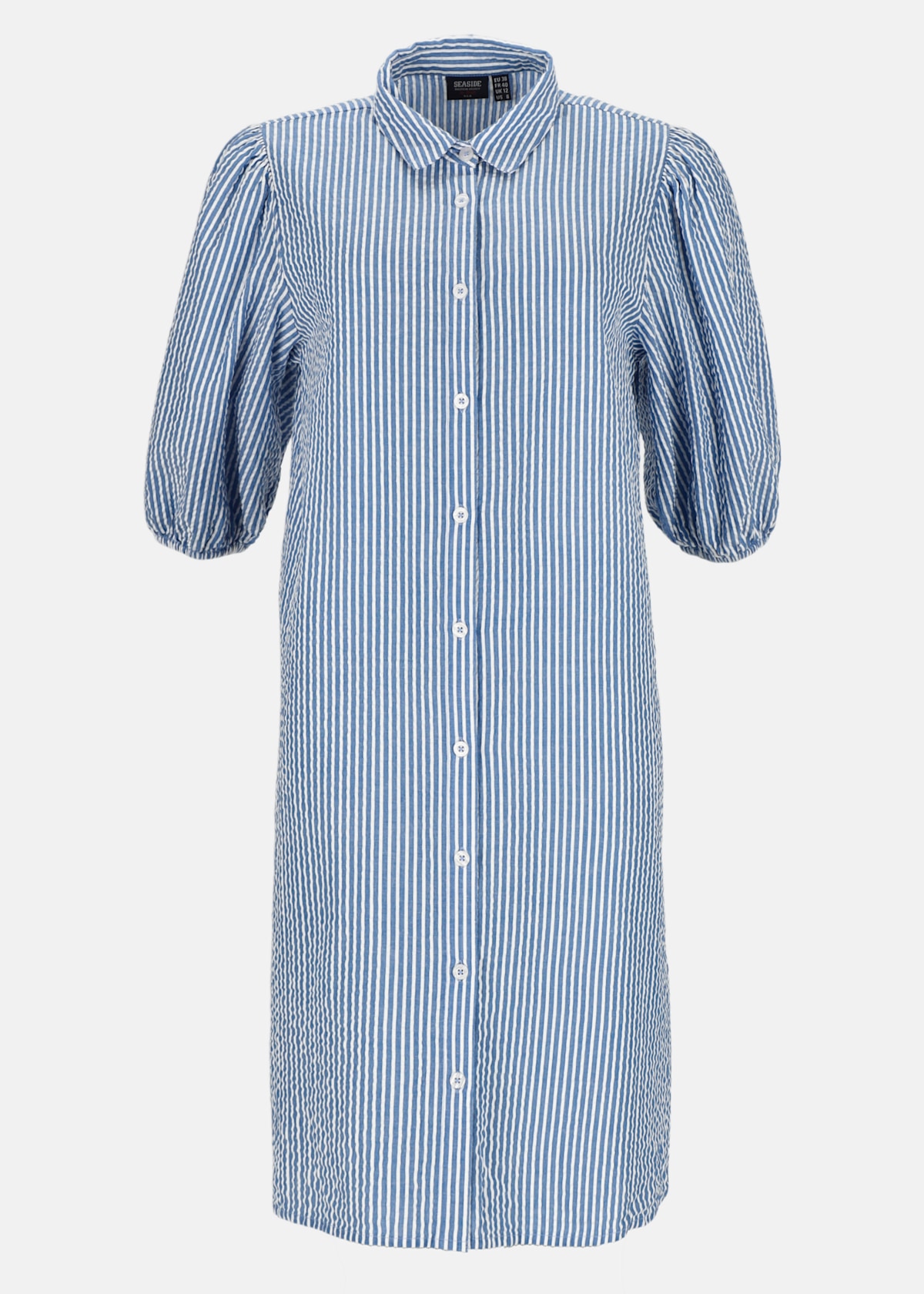 Marina Seersucker Oversized Shirt W |  - sv-se - dam - klader - skjortor-piketrojor - skjortor - langarmade-skjortor | Padelspecialisterna