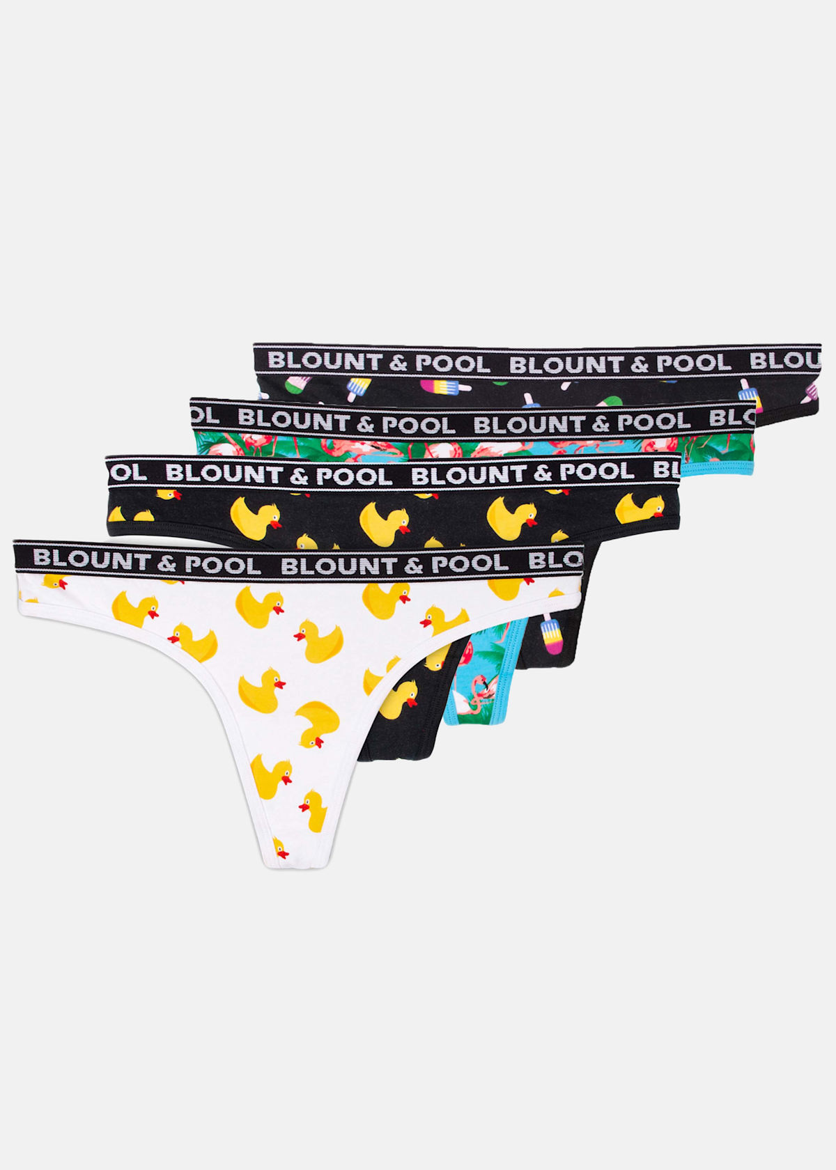 Tropical String 4-pack |  - sv-se - dam - klader - underklader - trosor - stringtrosor | Padelspecialisterna