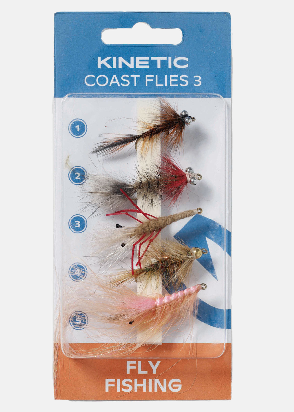 KINETIC COAST FLIES 3 |  - sv-se - dam - utrustning - fiske - fiskedrag-tafsar - flugor-spinnflugor | Padelspecialisterna