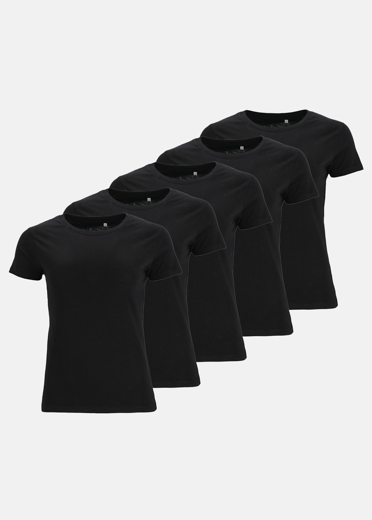 Denim Factory Core Tee W 5-pack |  - sv-se - dam - klader - toppar-linnen - t-shirts-friluftsliv-vandring - t-shirts-kortarmade | Padelspecialisterna
