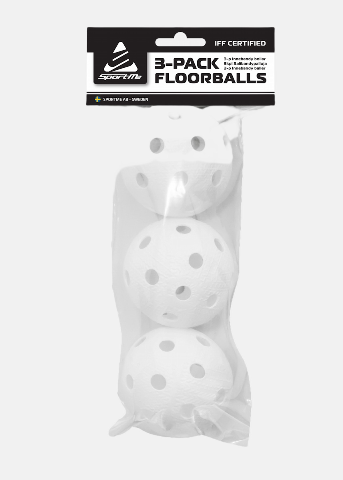 Innebandyboll 3p, Vit |  - sv-se - dam - aktivitet - innebandy - innebandybollar | Padelspecialisterna