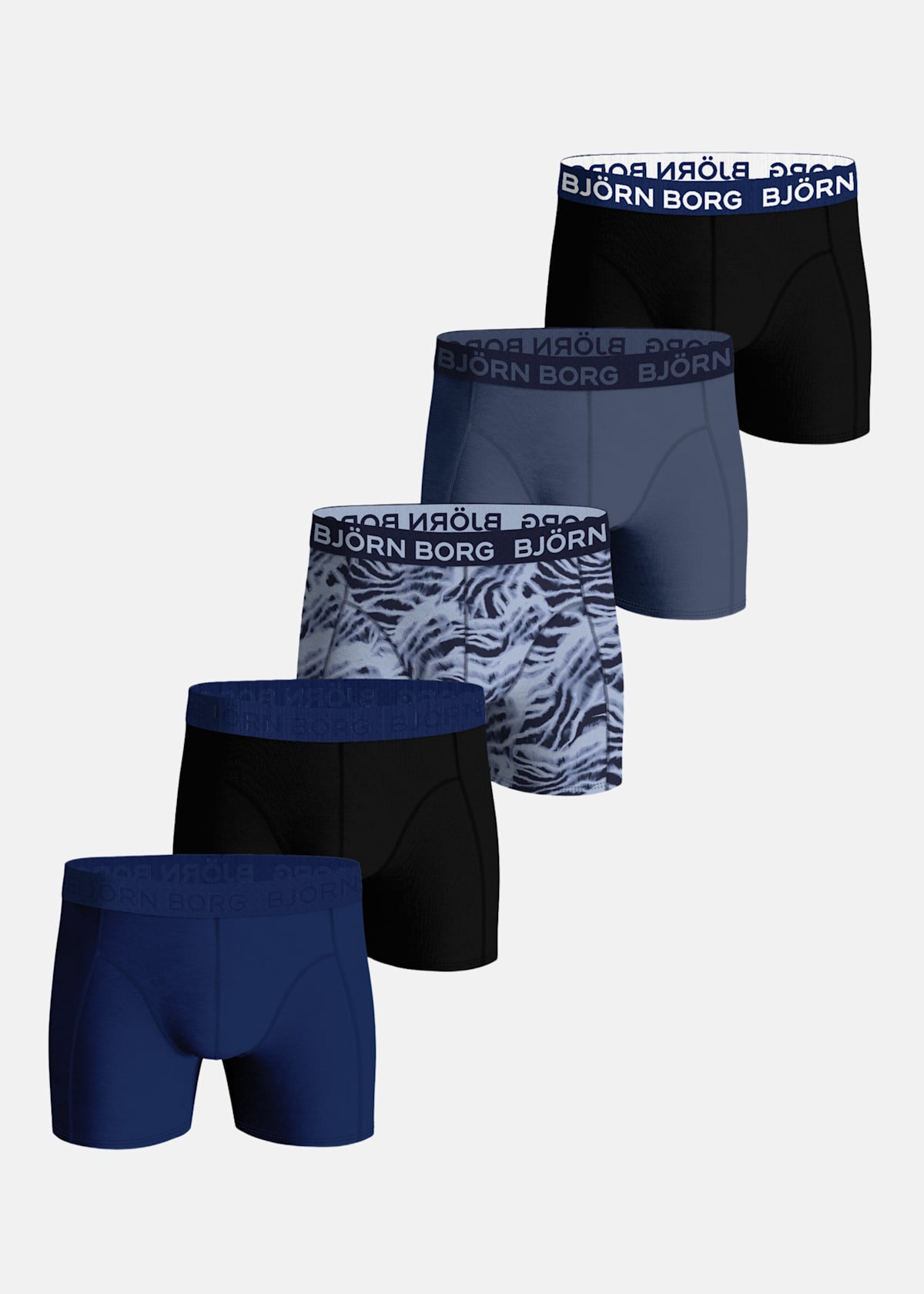 Alternativ bild 0 för Björn Borg Cotton Stretch Boxer 5-pack Multi, L