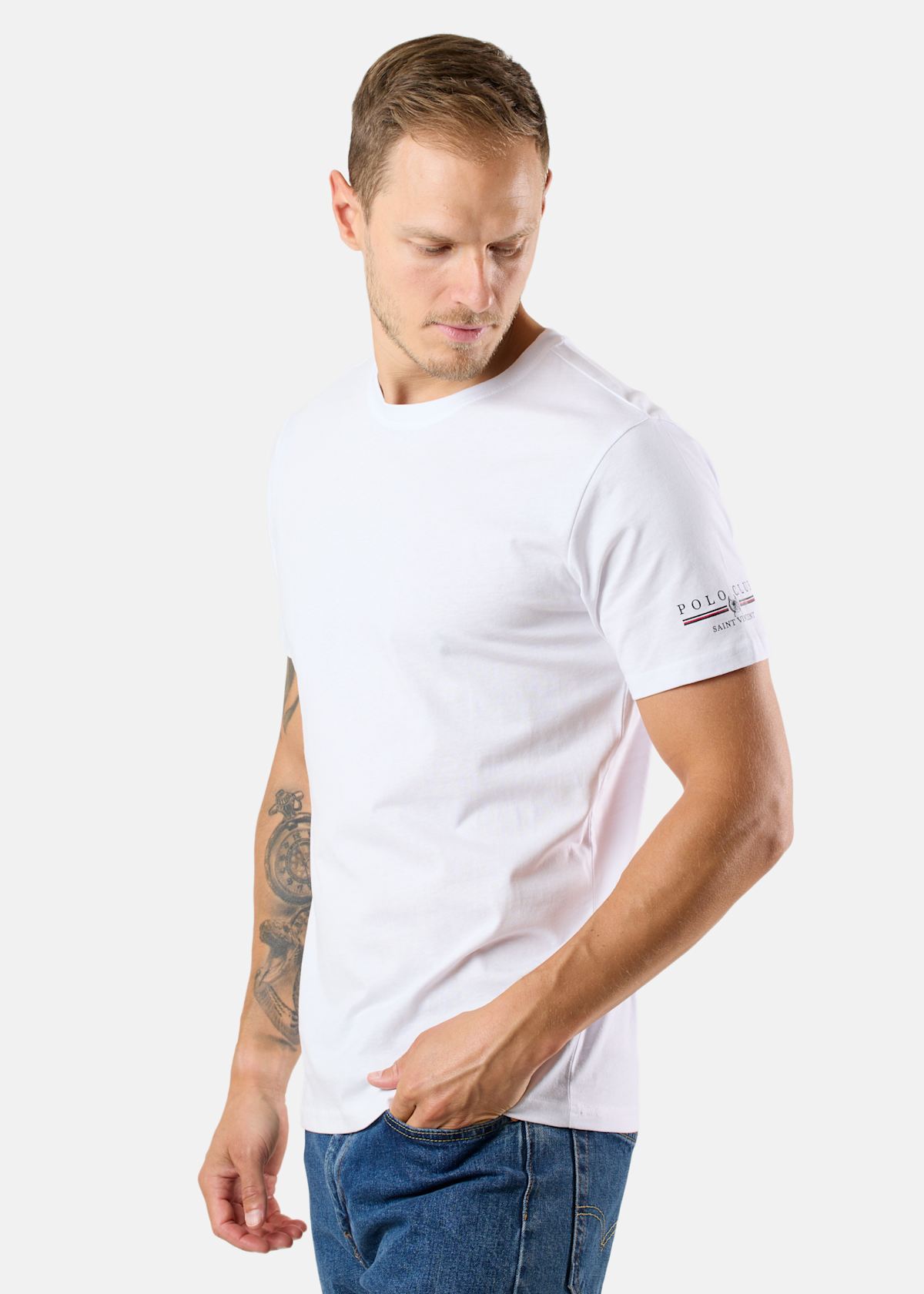 Austin Tee (Portofino Tee) |  - sv-se - herr - klader - t-shirts-linnen - t-shirt-vardag-sport - kortarmad-t-shirt-vardag-sport | Padelspecialisterna
