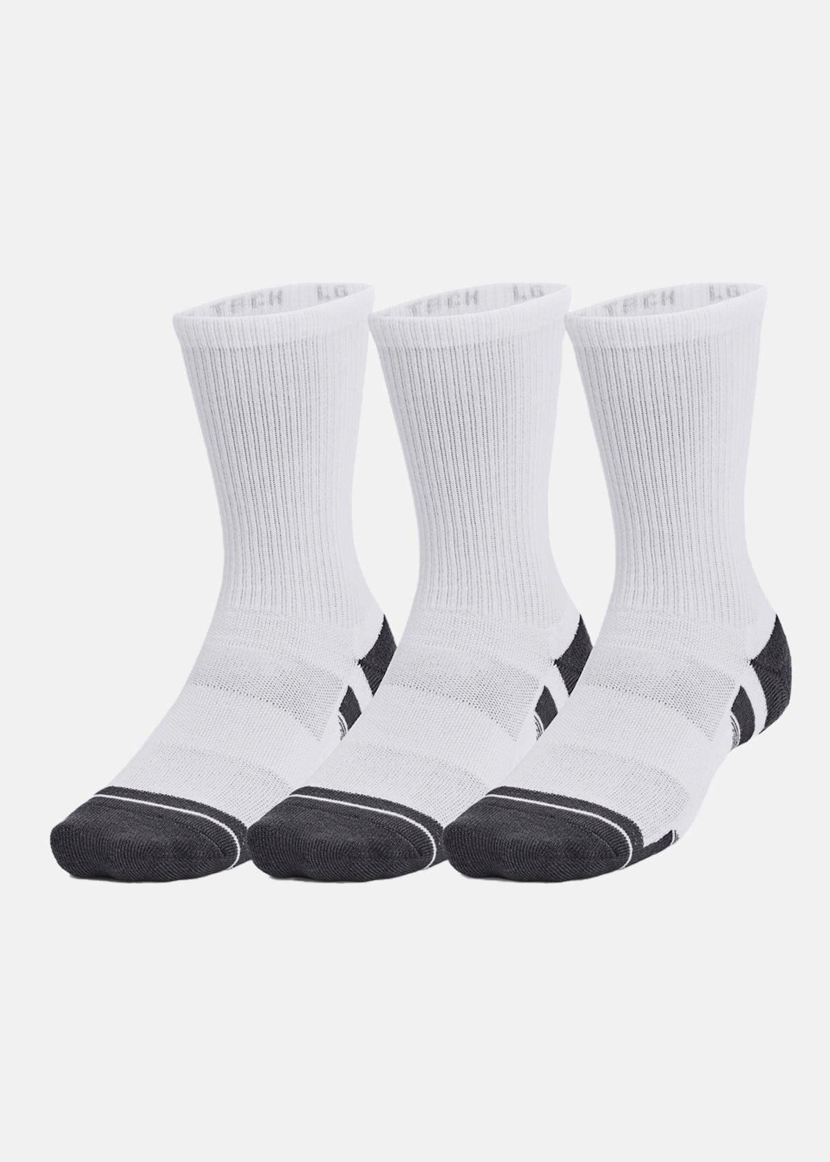 UA Performance Tech 3pk Crew |  - sv-se - dam - klader - underklader - strumpor - loparstrumpor | Padelspecialisterna