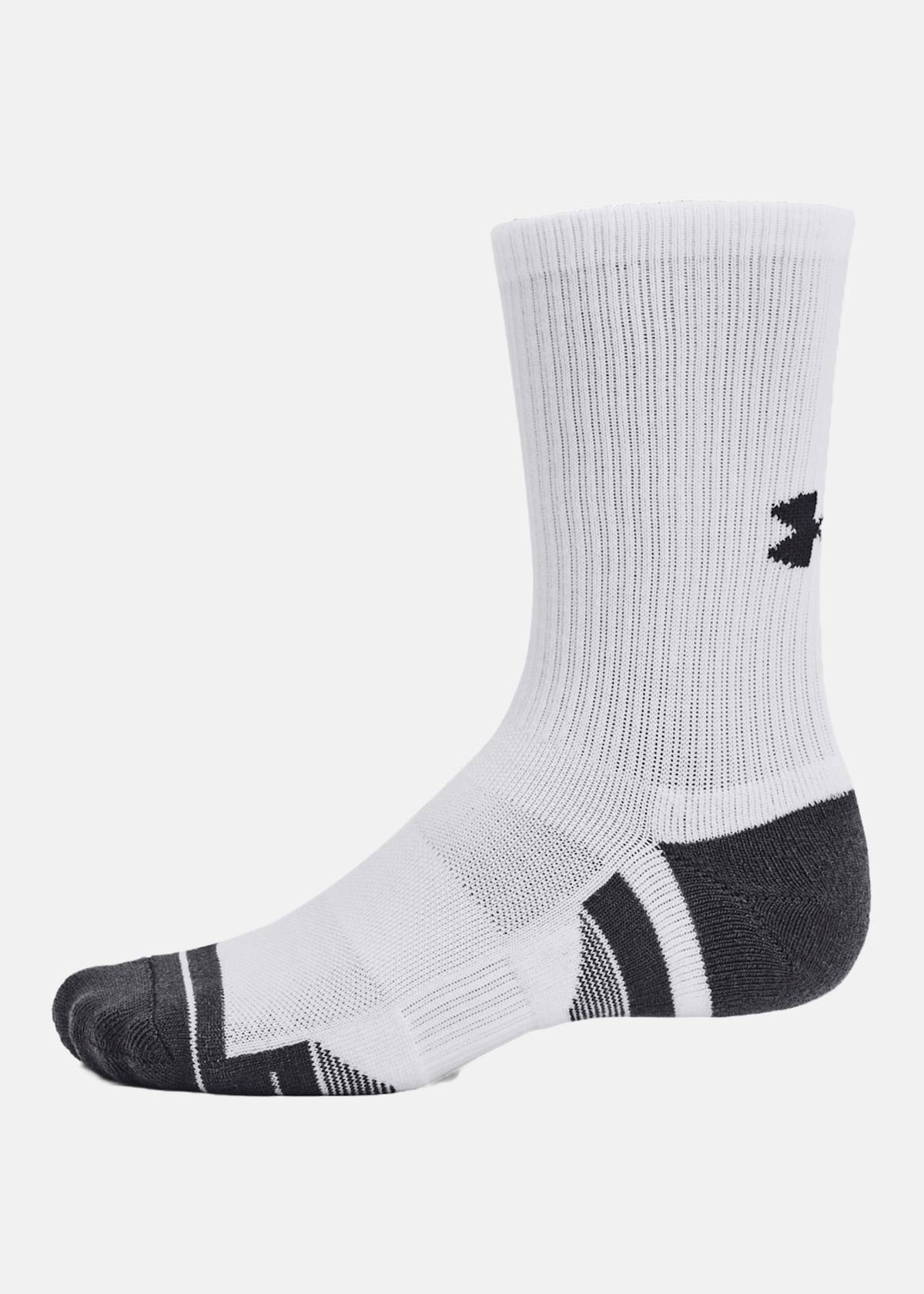 Alternativ bild 1 för Under Armour Strumpor 3P Performance Tech Crew Socks Vit polyester Medium