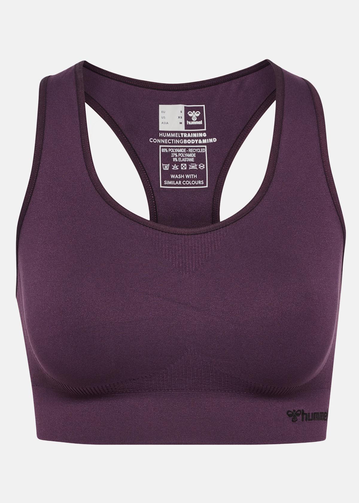 hmlTIF SEAMLESS SPORTS TOP |  - sv-se - dam - klader - underklader - bh - sports-bh-somlosa | Padelspecialisterna