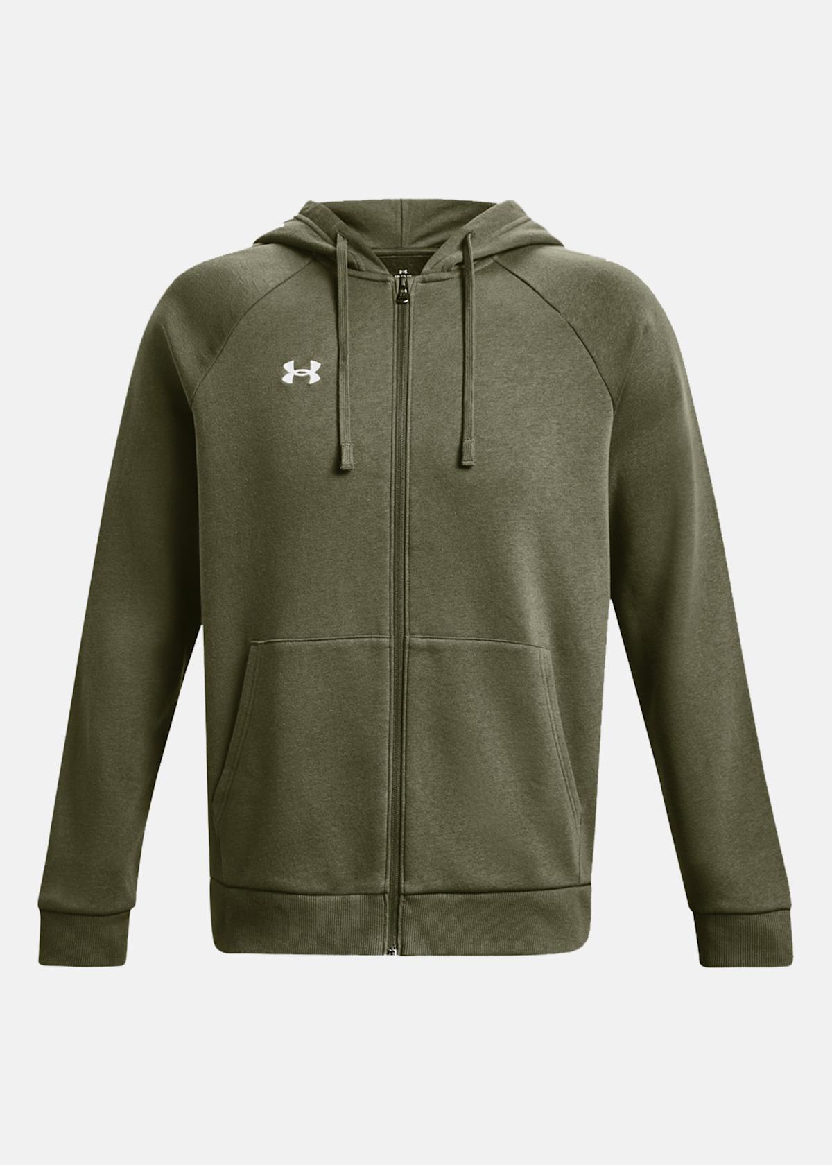 UA Rival Fleece FZ Hoodie |  - sv-se - herr - klader - trojor - huvtrojor - zip-hoodie | Padelspecialisterna