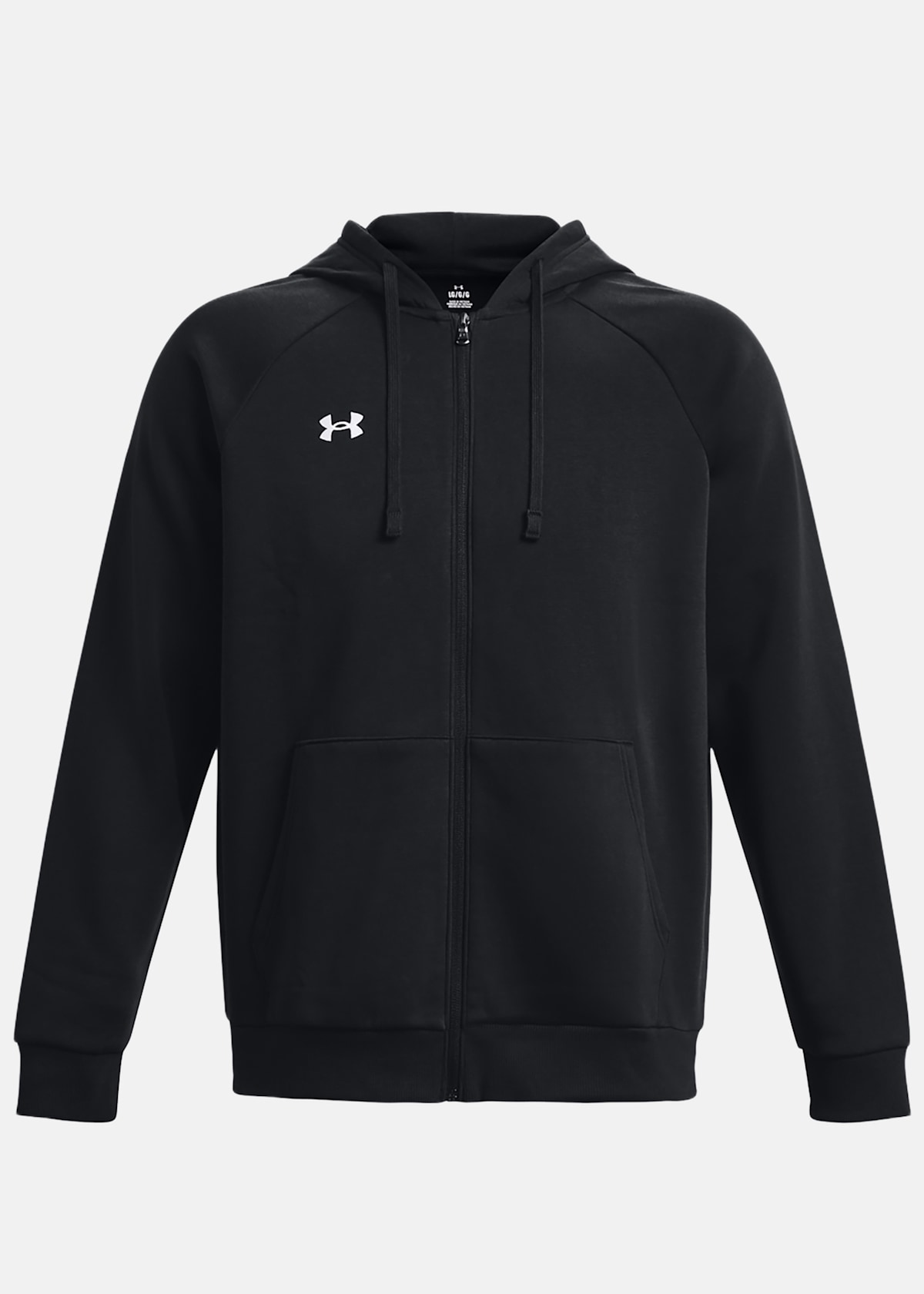 UA Rival Fleece FZ Hoodie |  - sv-se - herr - klader - trojor - huvtrojor - zip-hoodie | Padelspecialisterna