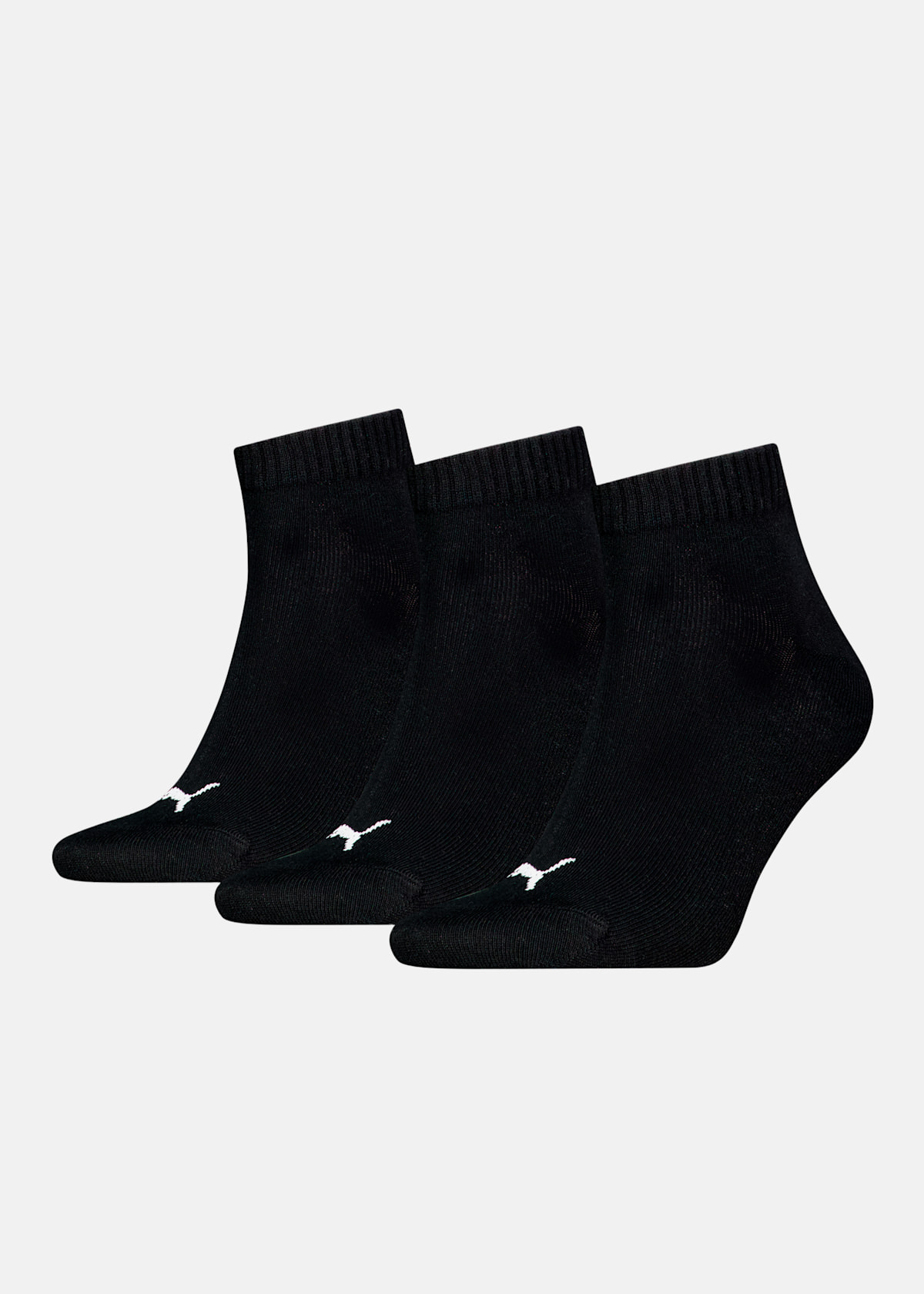 PUMA UNISEX QUARTER PLAIN 3P |  - sv-se - dam - klader - underklader - strumpor - vardagsstrumpor | Padelspecialisterna