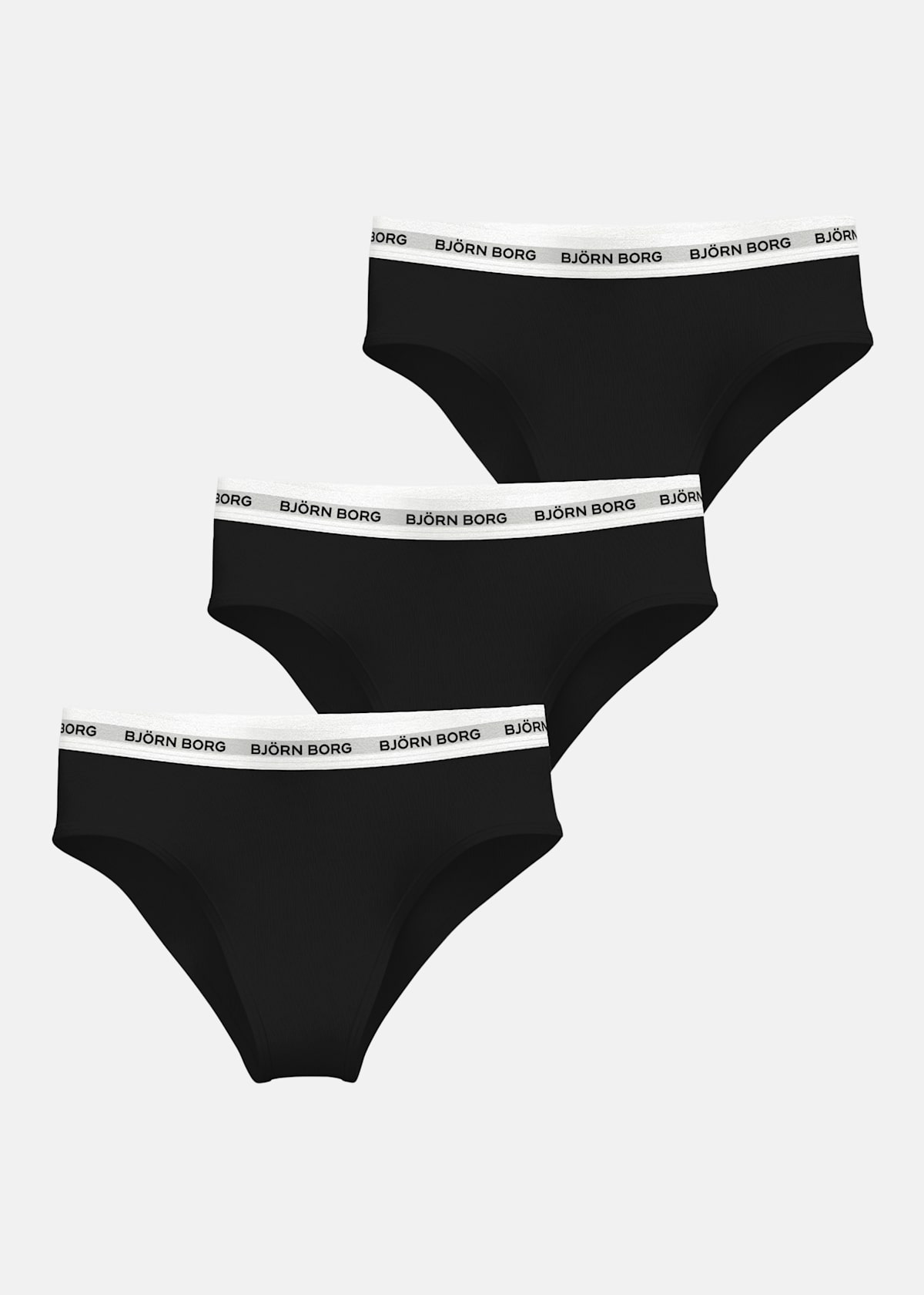 LOGO HIGHWAIST BRIEF 3p |  - sv-se - dam - klader - underklader - trosor - briefs | Padelspecialisterna