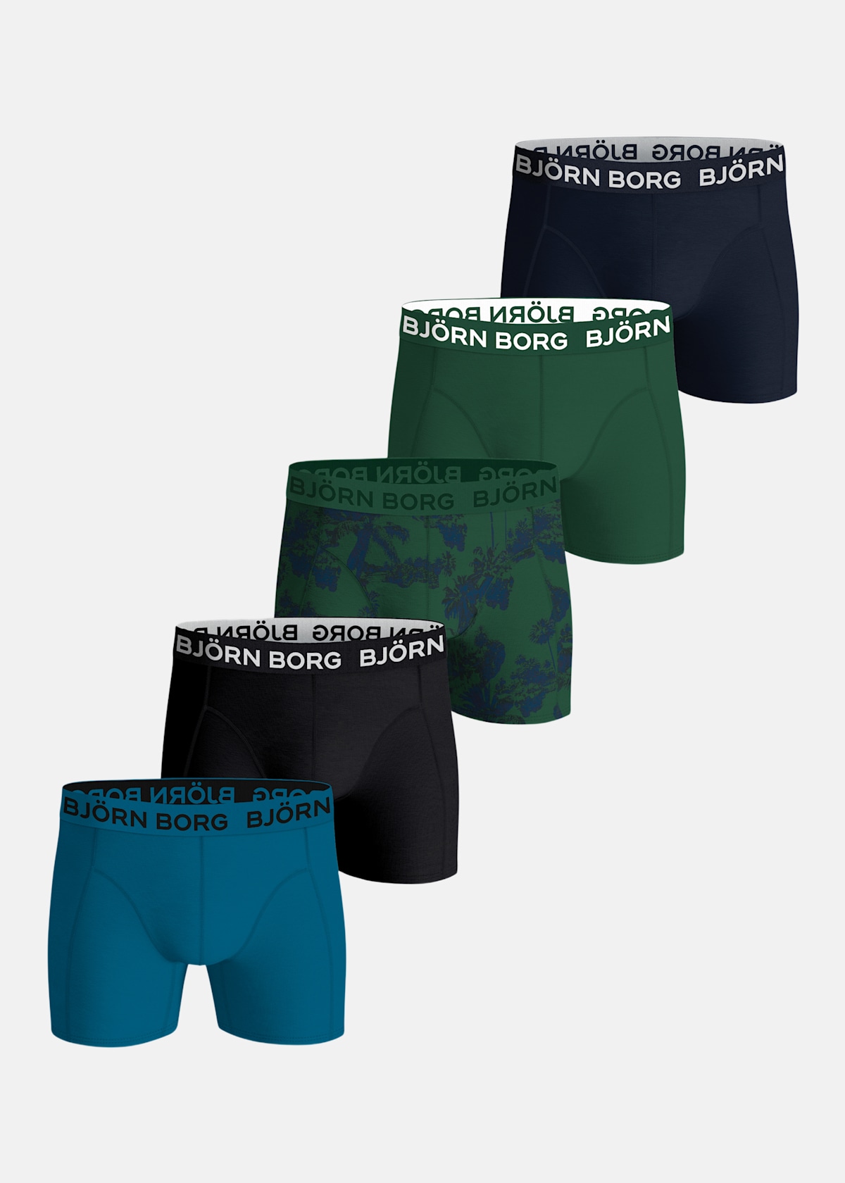 COTTON STRETCH BOXER 5p |  - sv-se - barn - klader - underklader - kalsonger | Padelspecialisterna