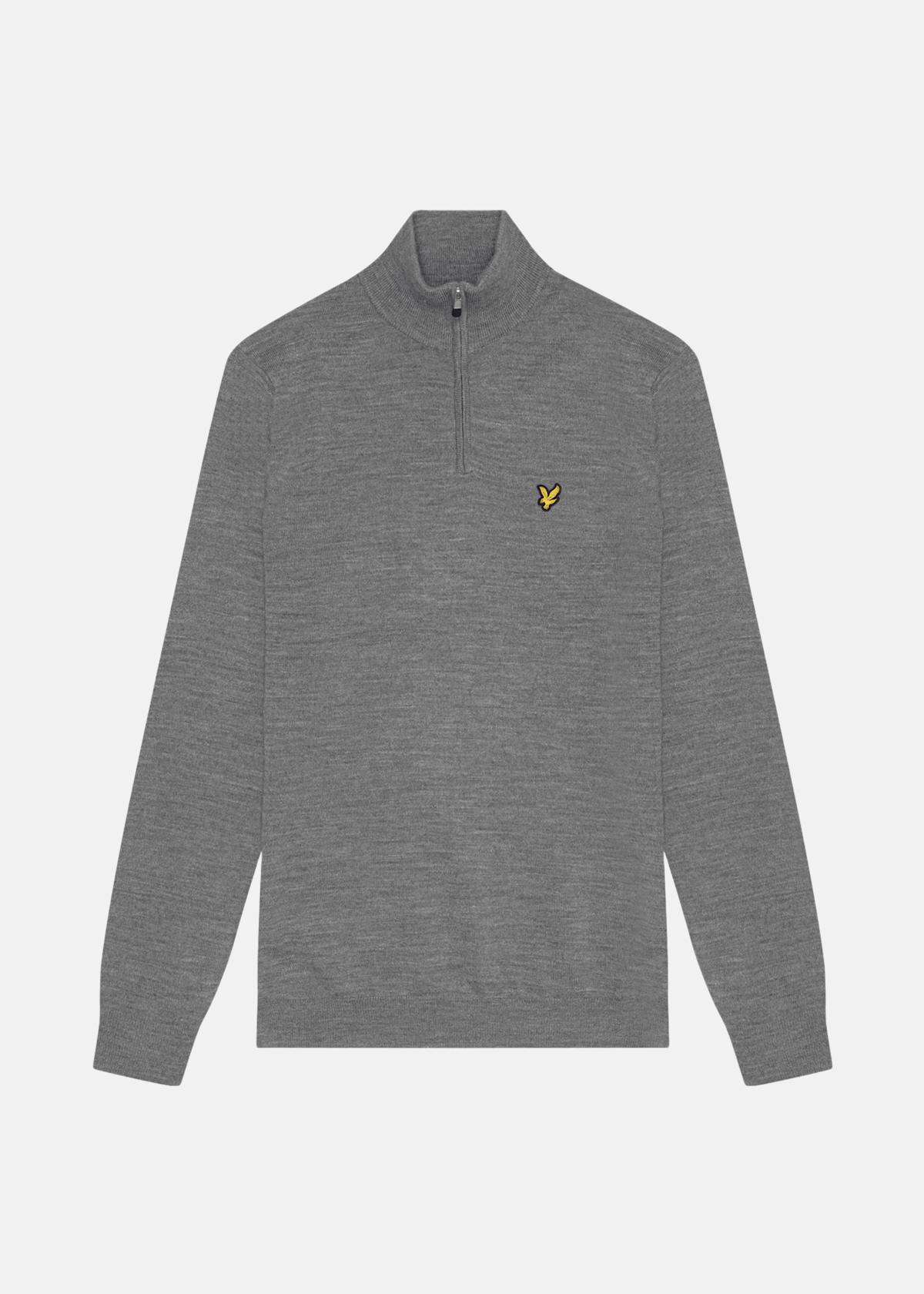 Golf Quarter Zip Merino Jumper |  - sv-se - herr - klader - trojor - fleecetrojor-fleecejackor | Padelspecialisterna