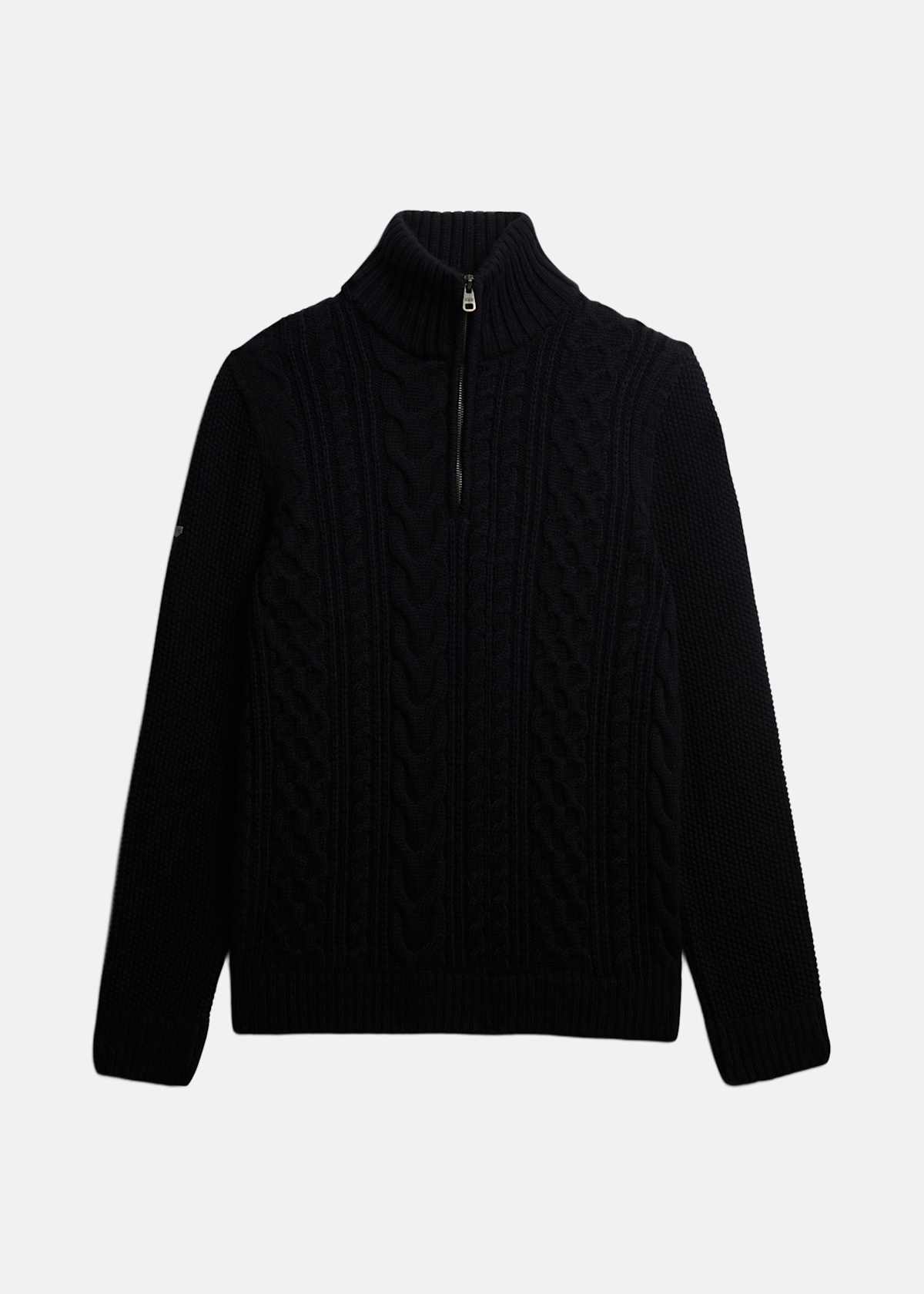 JACOB CABLE KNIT HALF ZIP |  - sv-se - herr - klader - trojor - sweatshirts | Padelspecialisterna