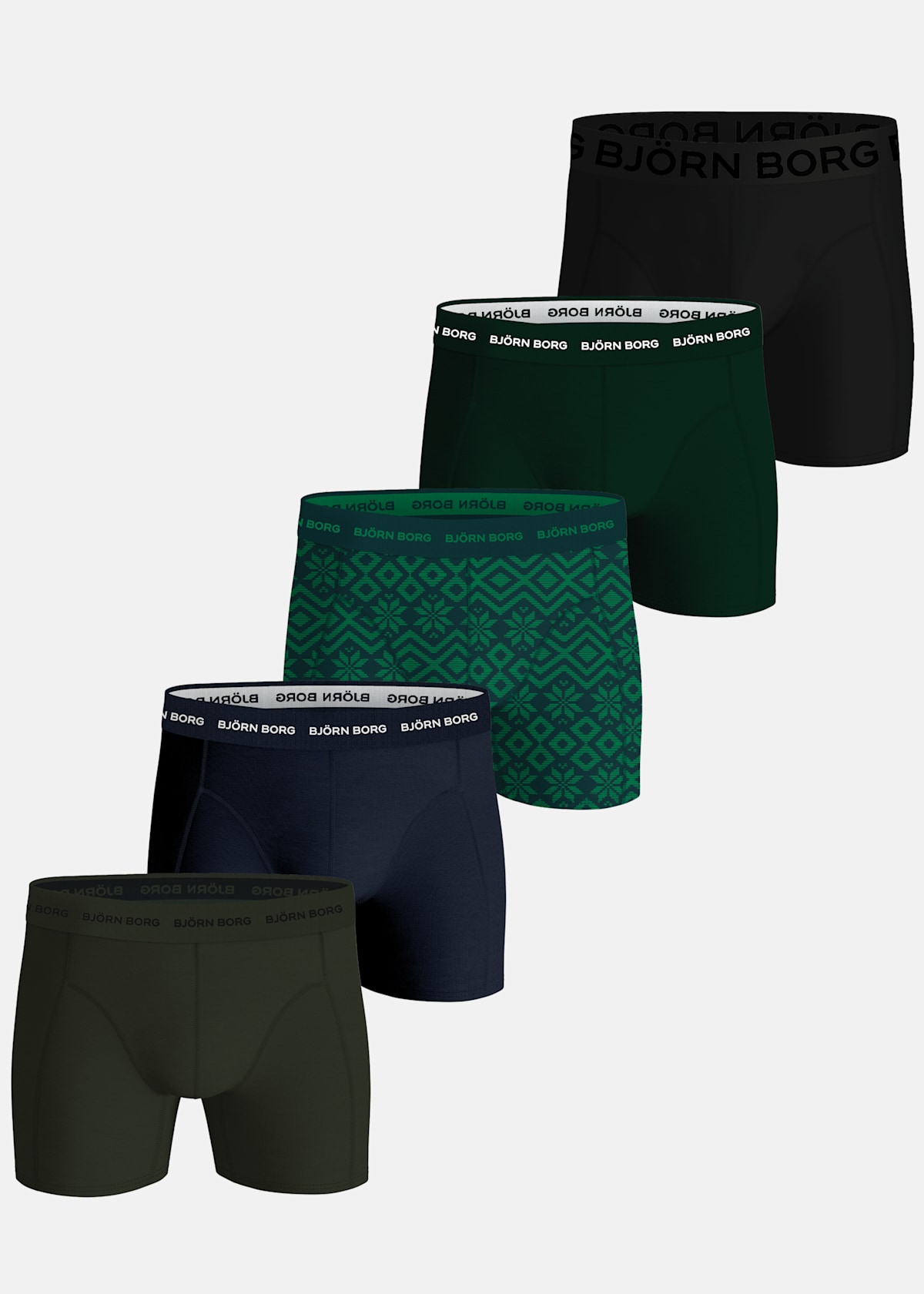 COTTON STRETCH BOXER 5p |  - sv-se - herr - klader - underklader - kalsonger - boxers | Padelspecialisterna