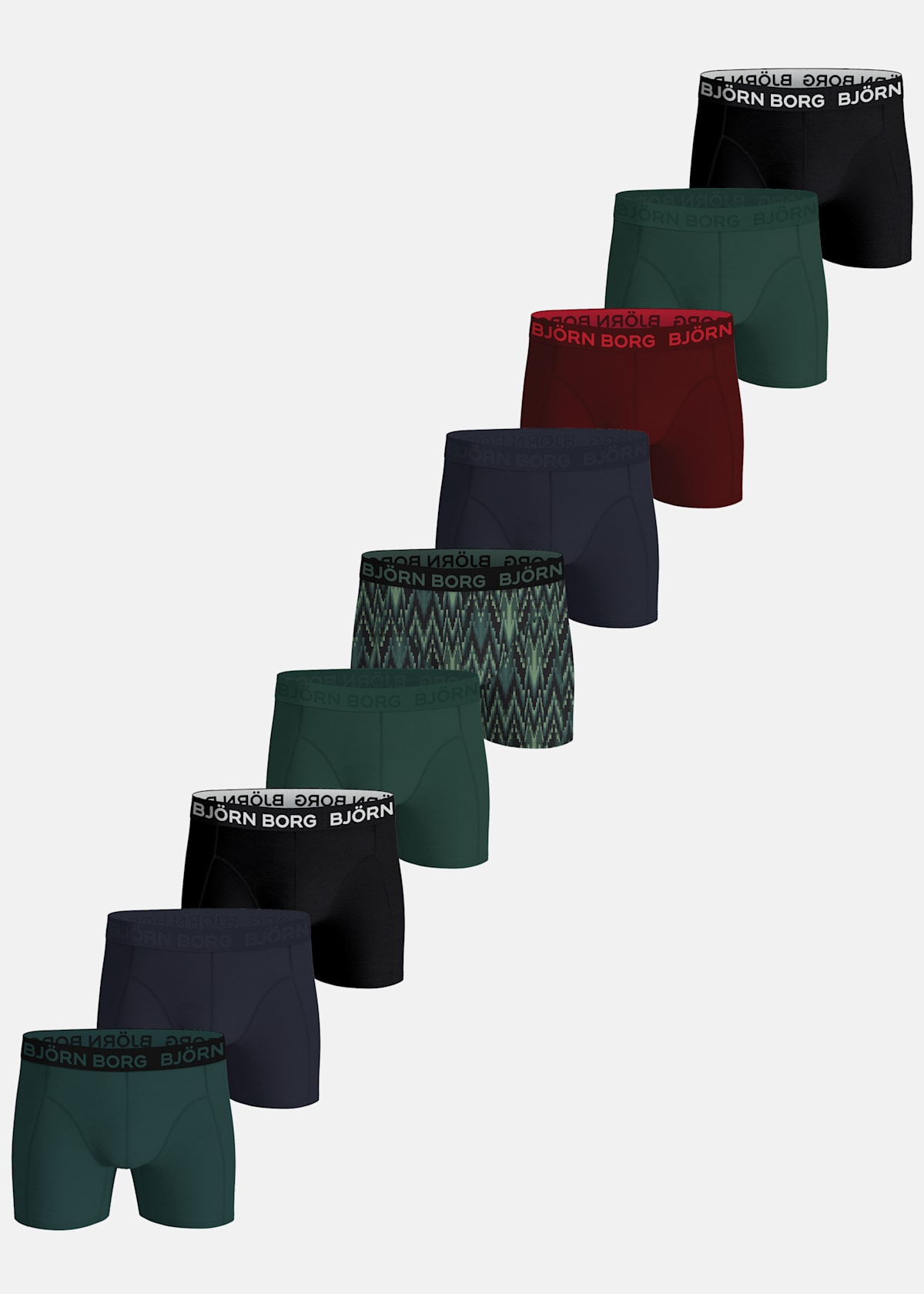 COTTON STRETCH BOXER 9p |  - sv-se - herr - klader - underklader - kalsonger - boxers | Padelspecialisterna