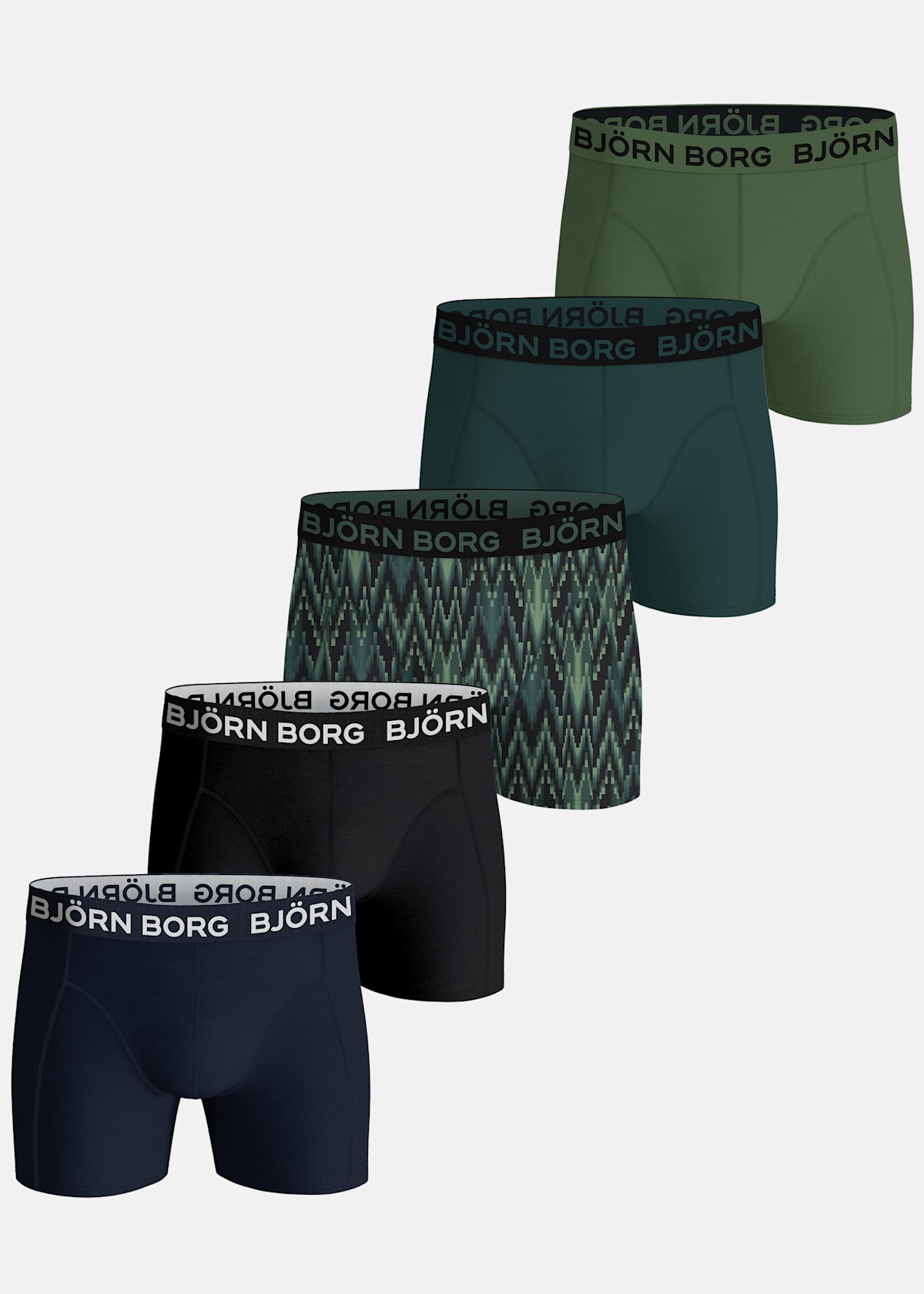 COTTON STRETCH BOXER 5p |  - sv-se - barn - klader - underklader - kalsonger | Padelspecialisterna
