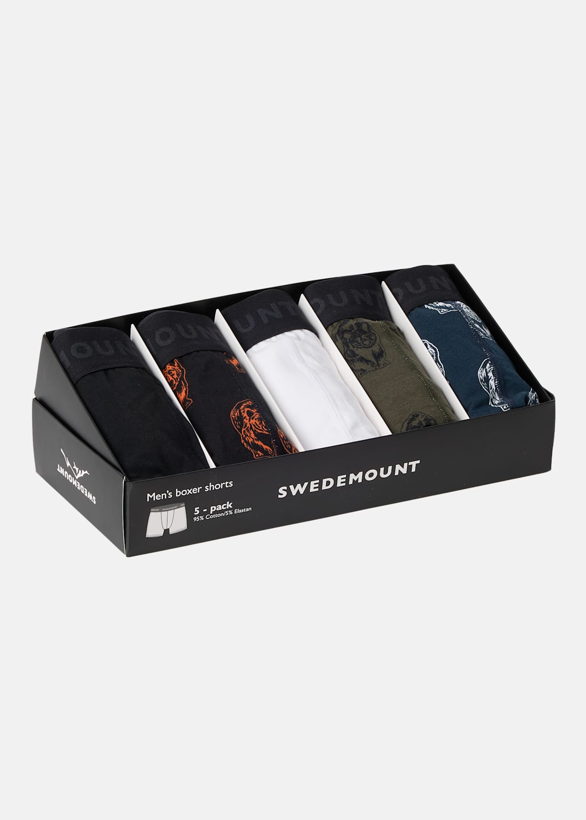 Forest Boxer Shorts 5-Pack |  - sv-se - herr - klader - underklader - kalsonger - boxers | Padelspecialisterna