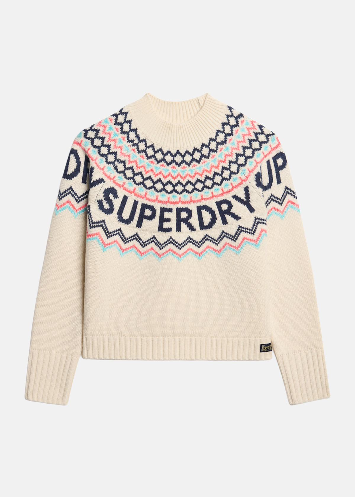 Fairisle Branded Jumper |  - sv-se - dam - klader - trojor - fleecetrojor-fleecejackor | Padelspecialisterna