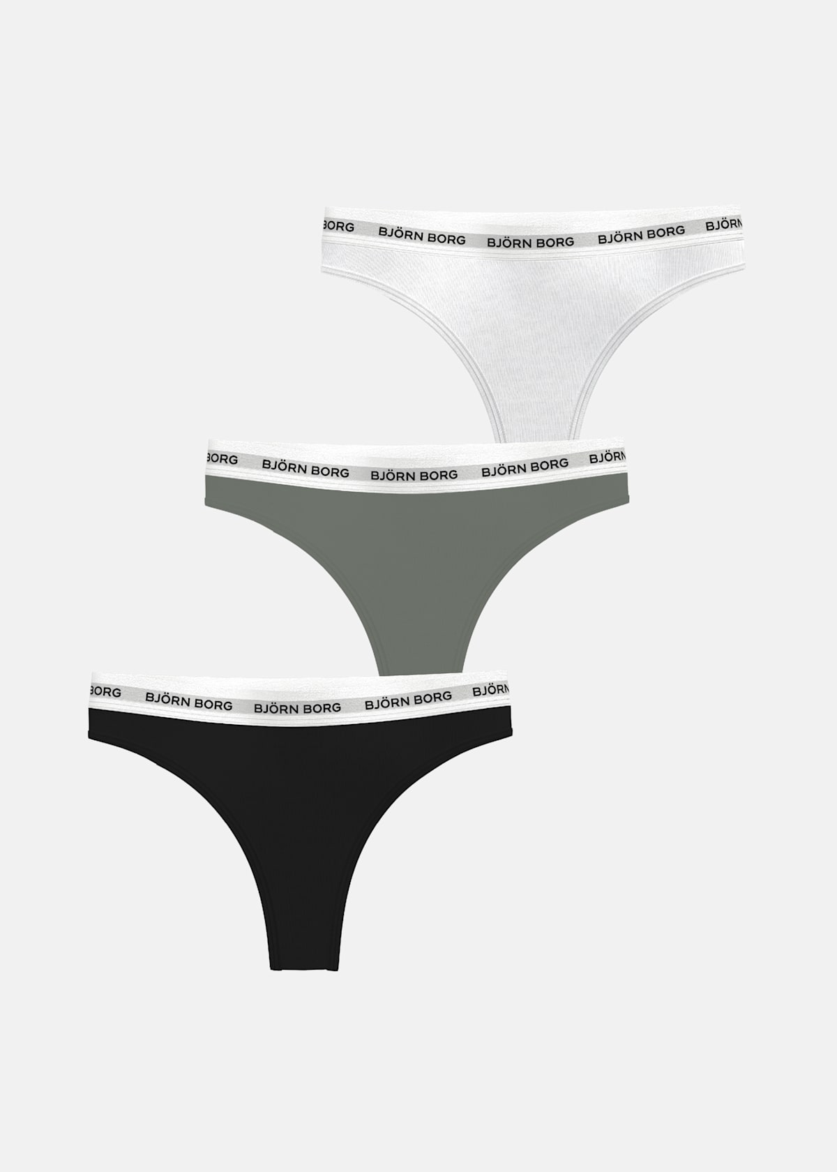 LOGO THONG 3p |  - sv-se - dam - klader - underklader - trosor - stringtrosor | Padelspecialisterna