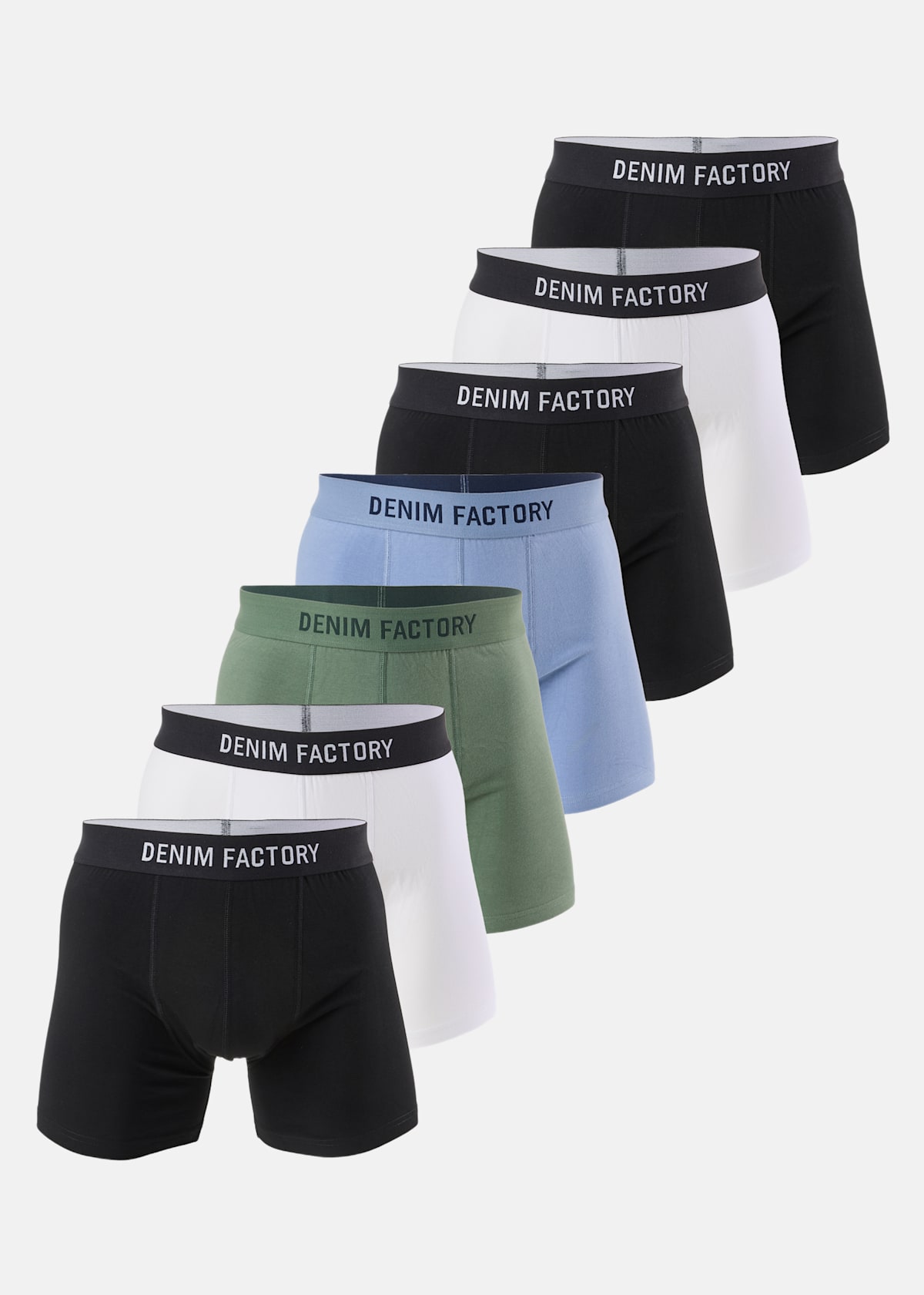 Denim Factory Boxer 7-pack |  - sv-se - herr - klader - underklader - kalsonger - boxers | Padelspecialisterna