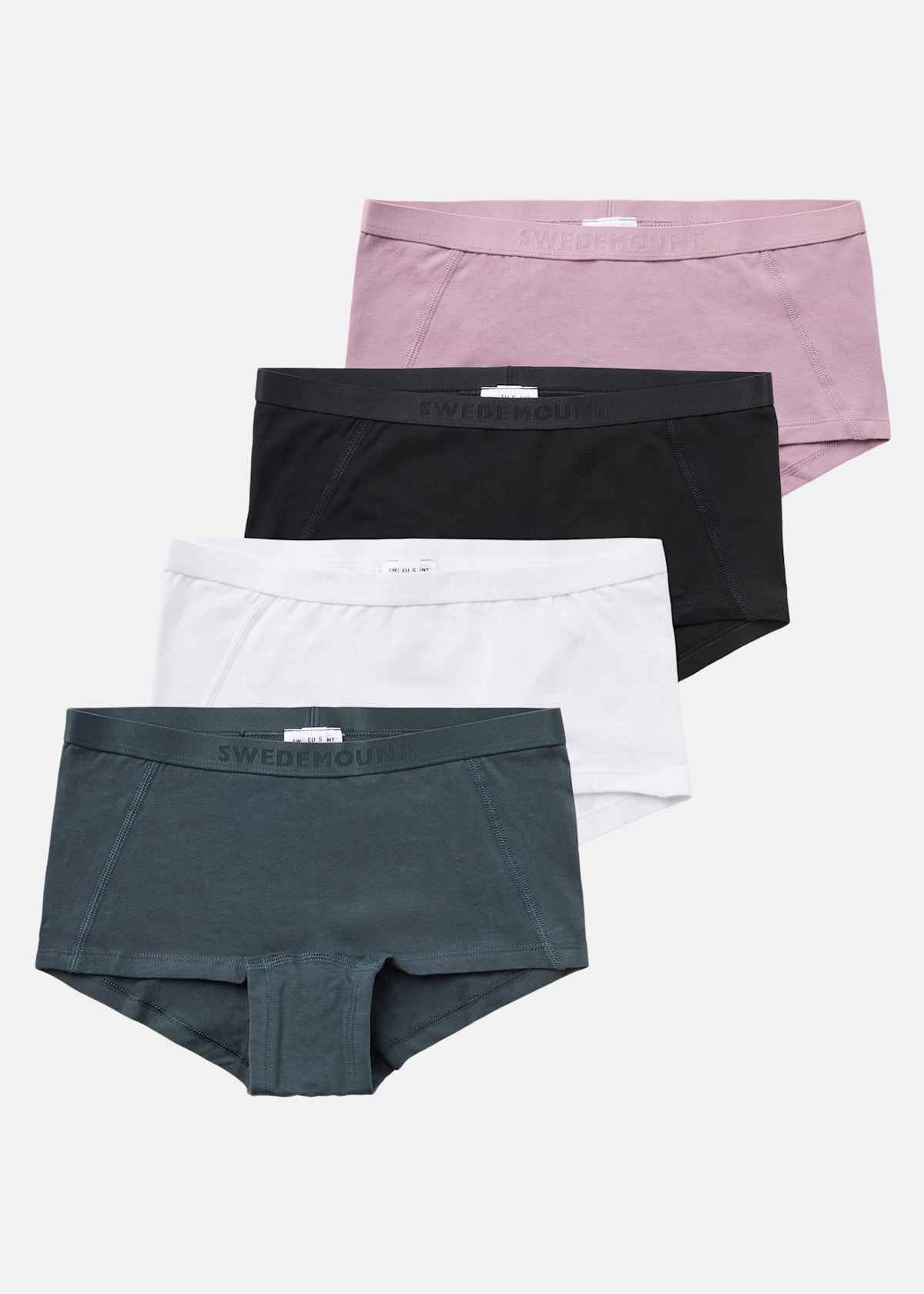 Swedemount Hipster Cotton 4-pack W |  - sv-se - dam - klader - underklader - trosor - hipstertrosor | Padelspecialisterna
