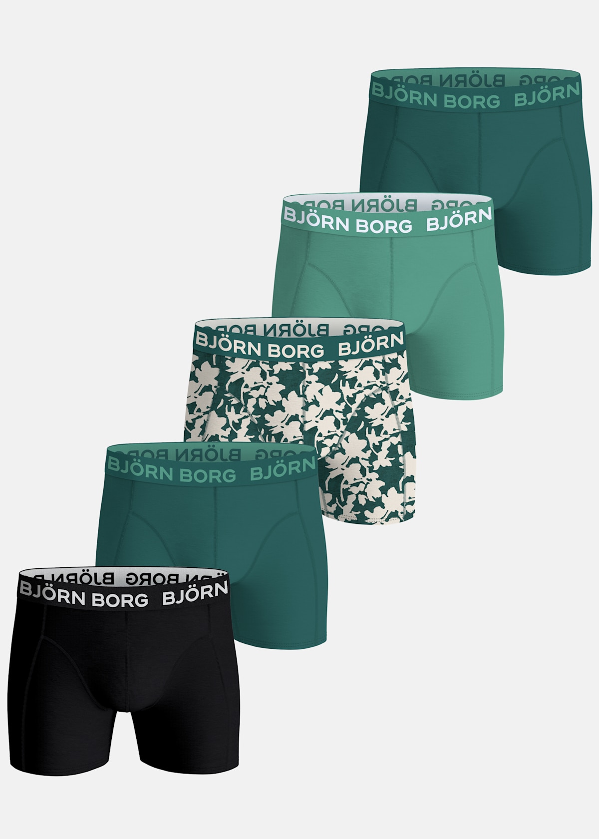 COTTON STRETCH BOXER 5p |  - sv-se - herr - klader - underklader - kalsonger - boxers | Padelspecialisterna