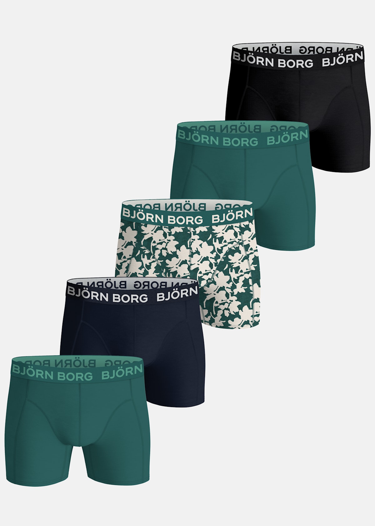 COTTON STRETCH BOXER 5p |  - sv-se - barn - klader - underklader - kalsonger | Padelspecialisterna
