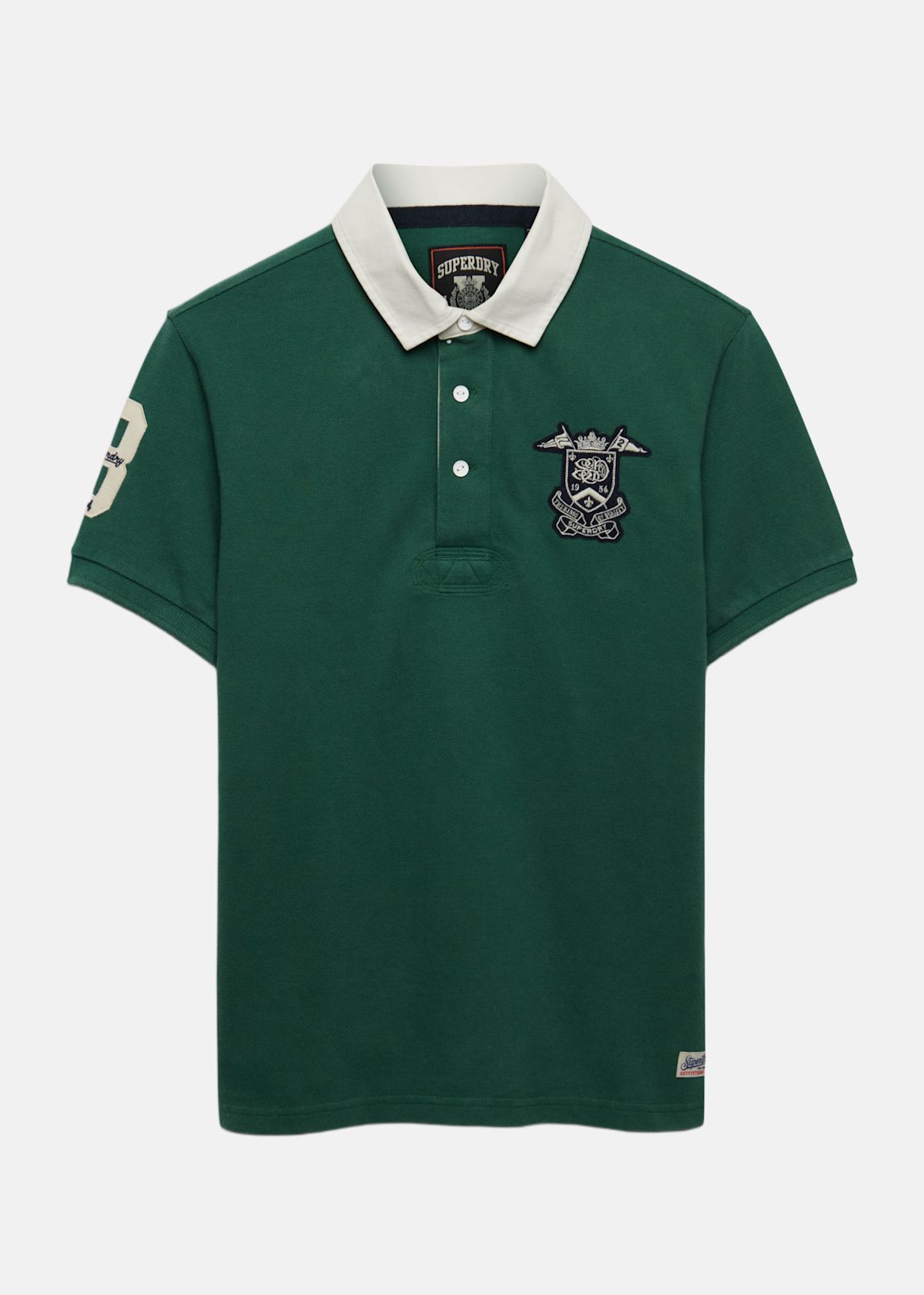 VINTAGE PIQUE RUGBY POLO |  - sv-se - herr - klader - skjortor-piketrojor - piketrojor - kortarmade-piketrojor | Padelspecialisterna