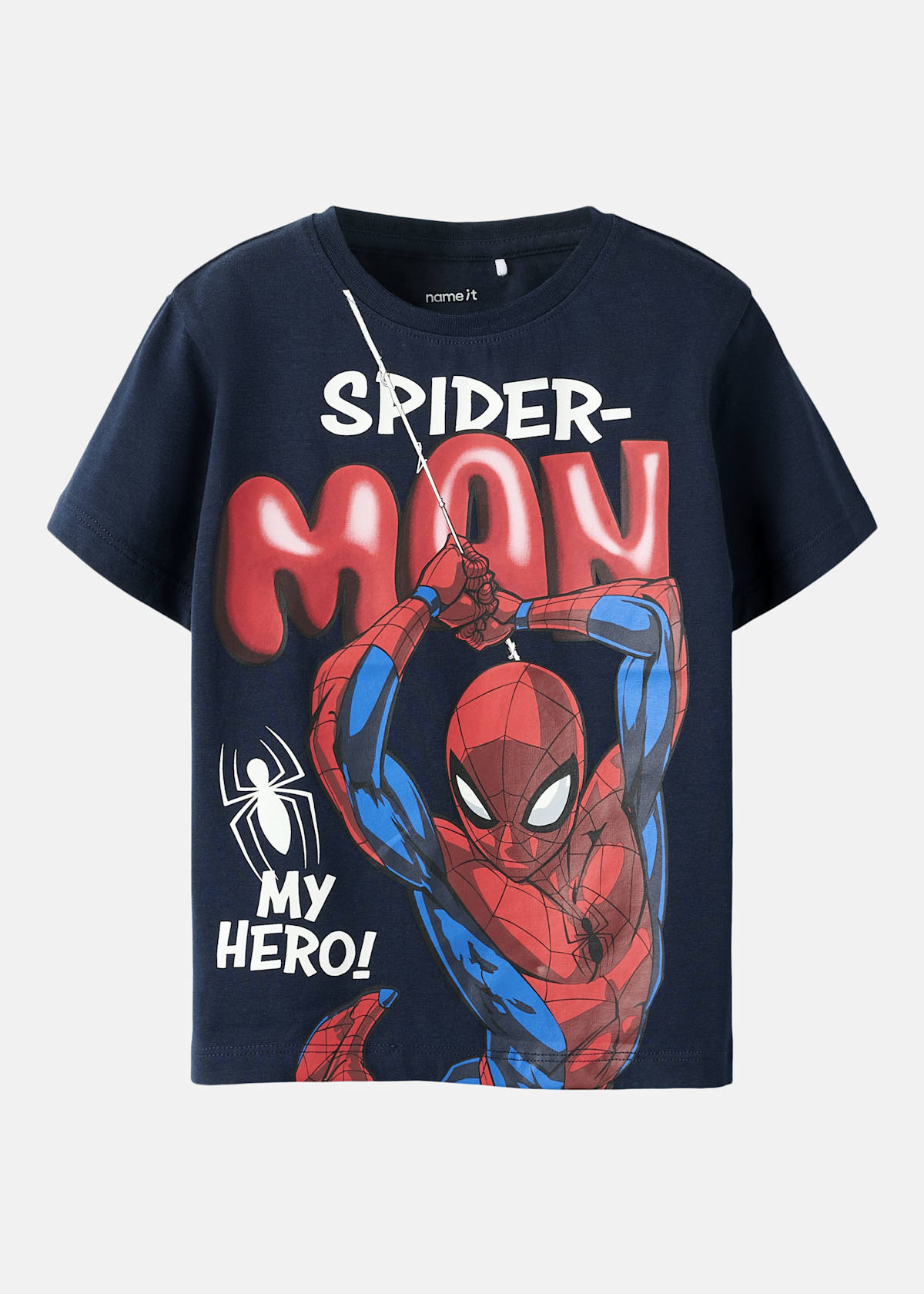 NMMMARVIN SPIDER SS NREG TOP |  - sv-se - barn - klader - t-shirts-linnen - t-shirt-sport-fritid - t-shirt-sport-fritid-kortarmad | Padelspecialisterna