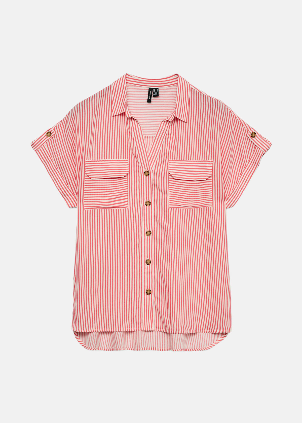 VMBUMPY SS SHIRT WVN NOOS |  - sv-se - dam - klader - toppar-linnen - blus - kortarmade-blusar | Padelspecialisterna