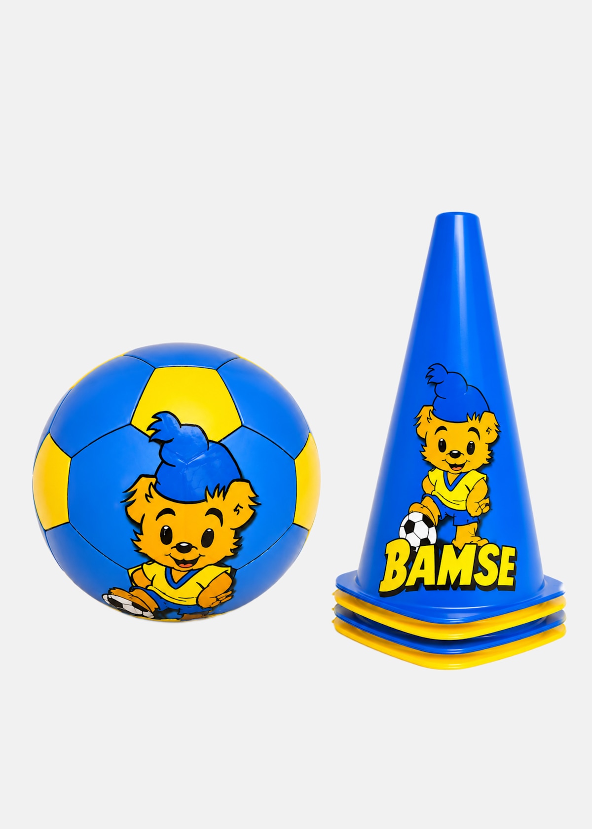 Bamse Plastfotboll med koner |  - sv-se - dam - utrustning - fotboll - fotbollar | Padelspecialisterna