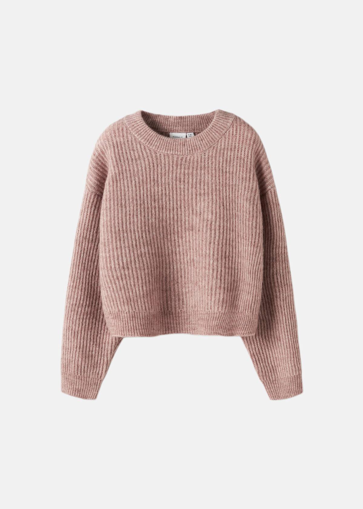 NKFHOLLY LS BOXY SHORT KNIT NO