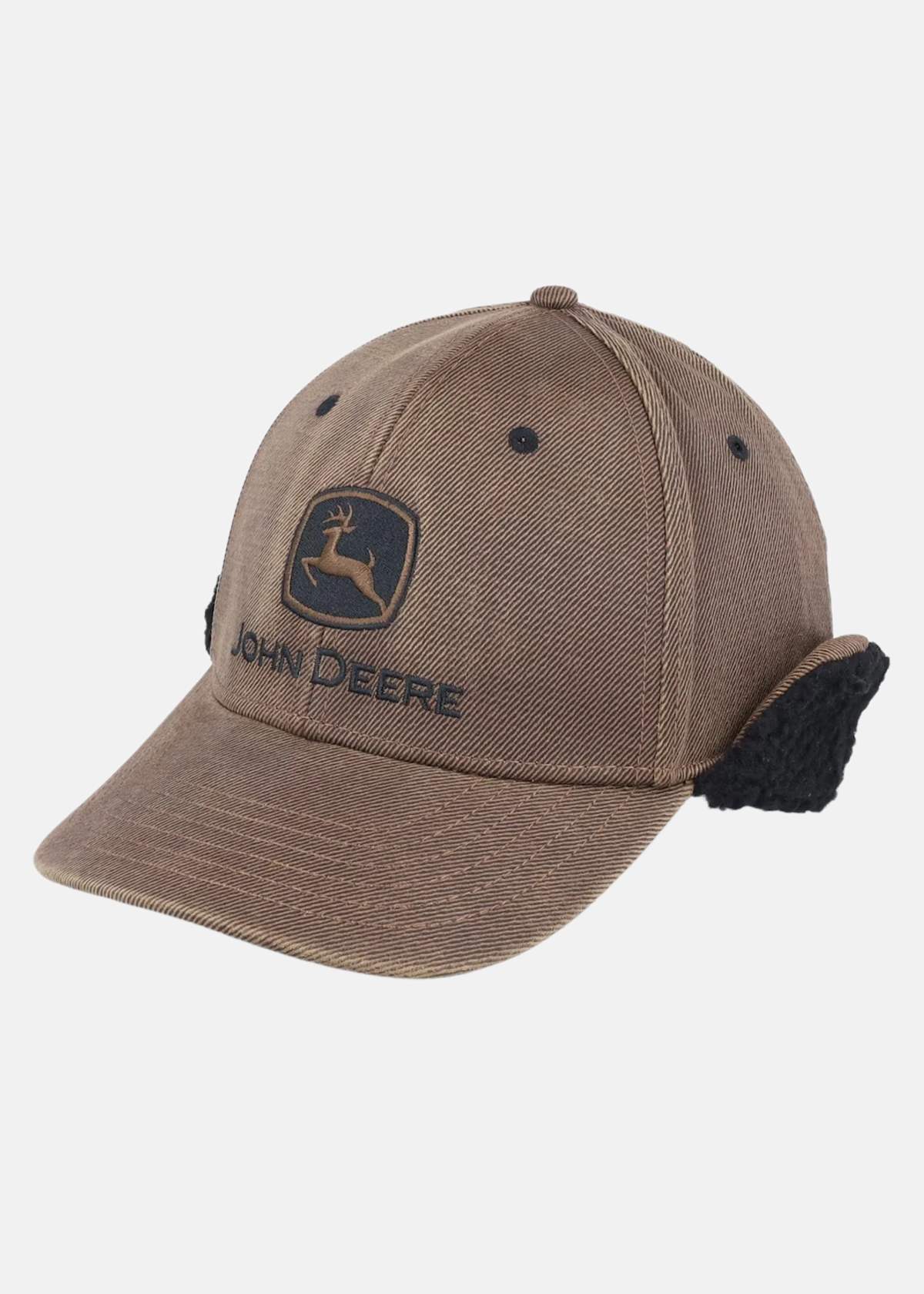 Oil Cotton Sherpa Lining Brown
