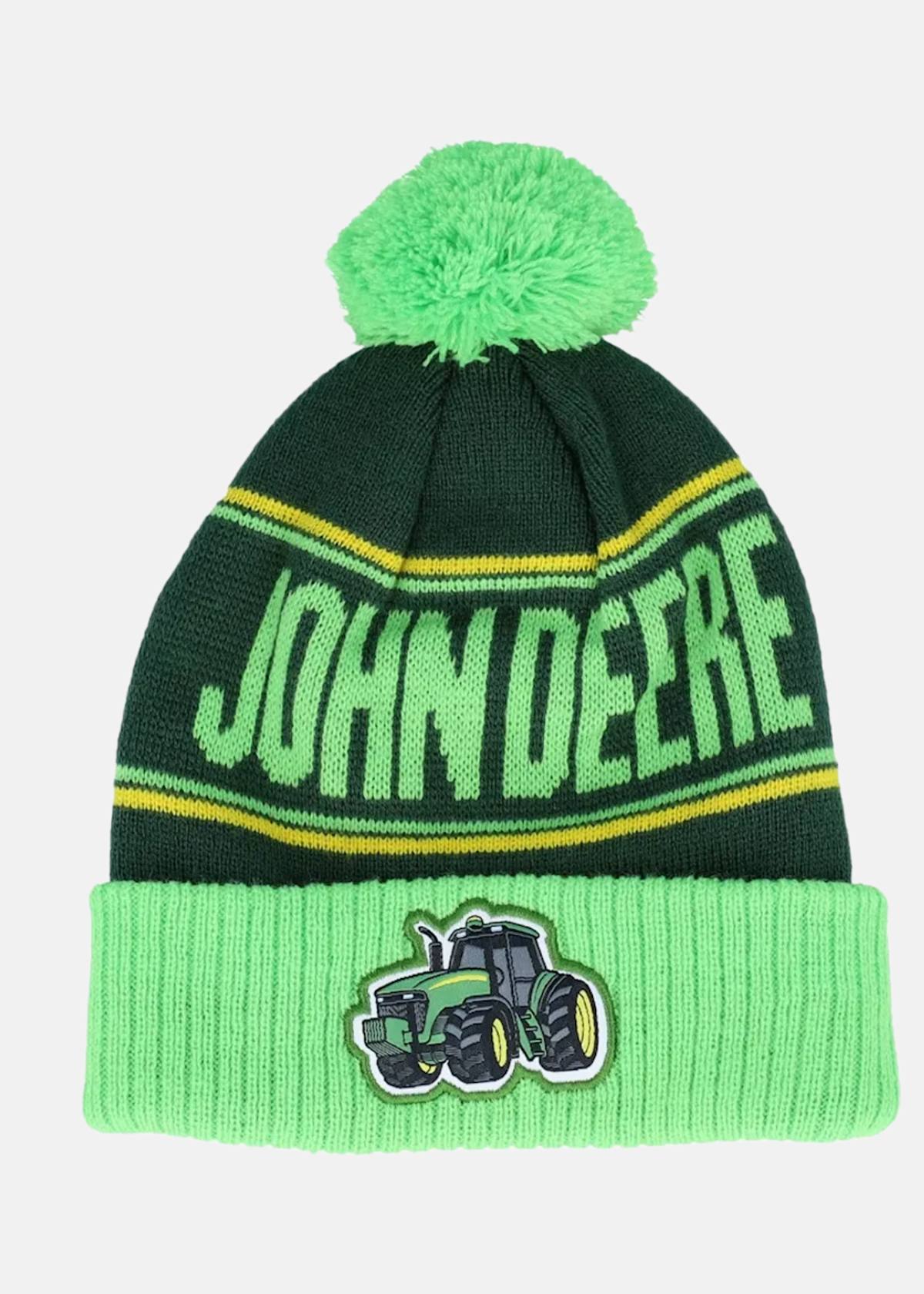 Kids Beanie Green John Deere