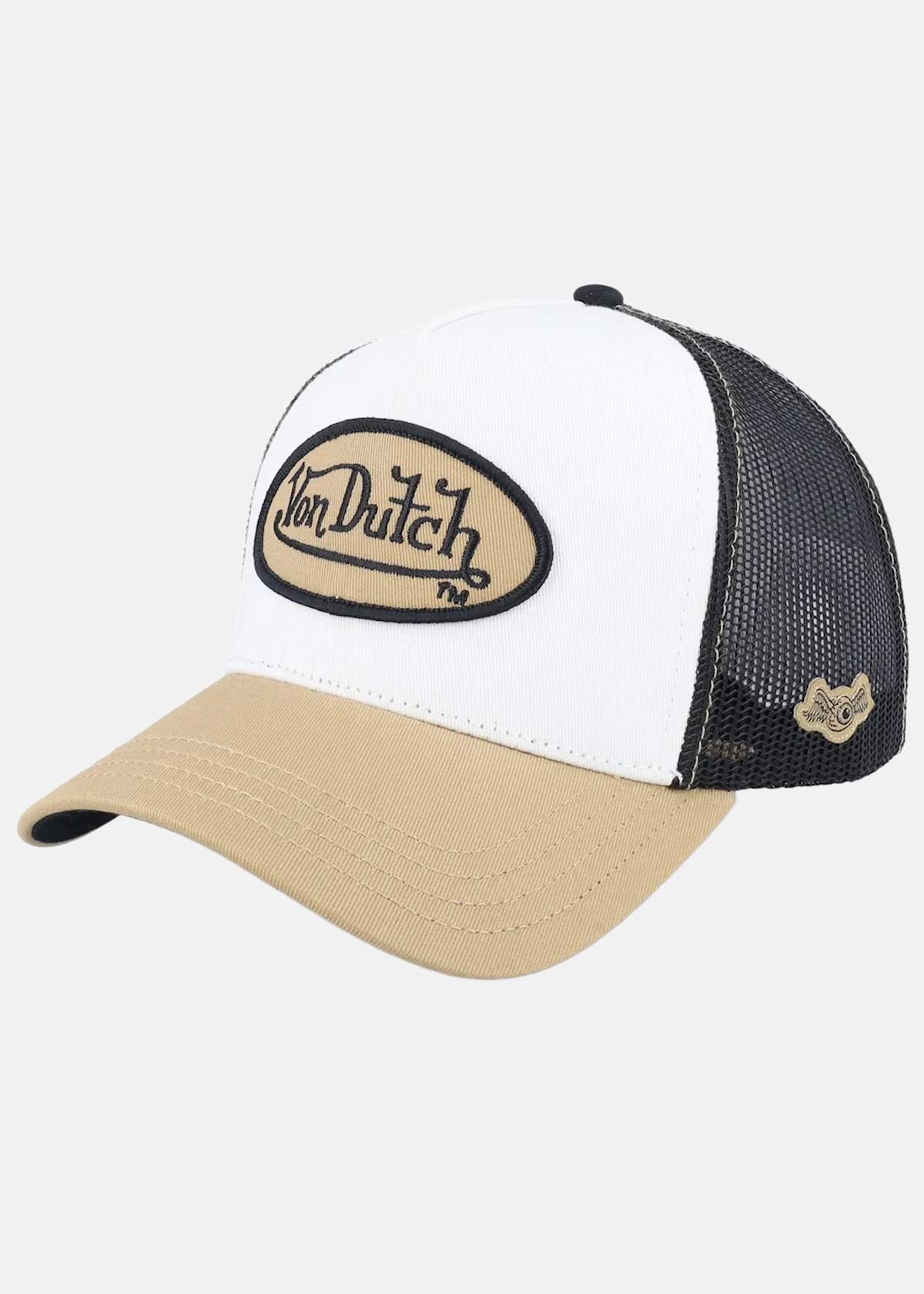 Oval Patch Black/White/Beige T
