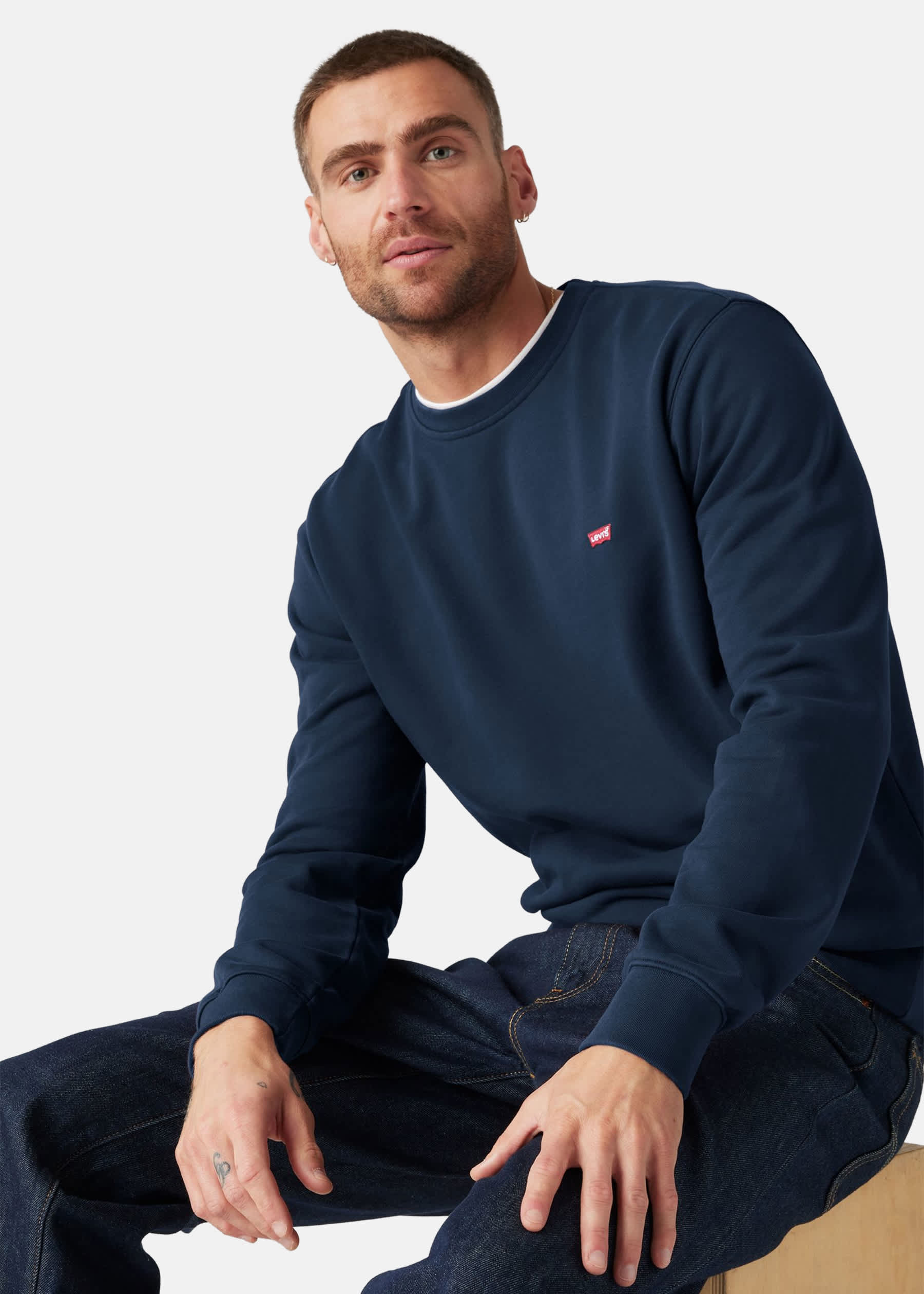 LEVIS ® NEW ORIGINAL CREW tröjor herr